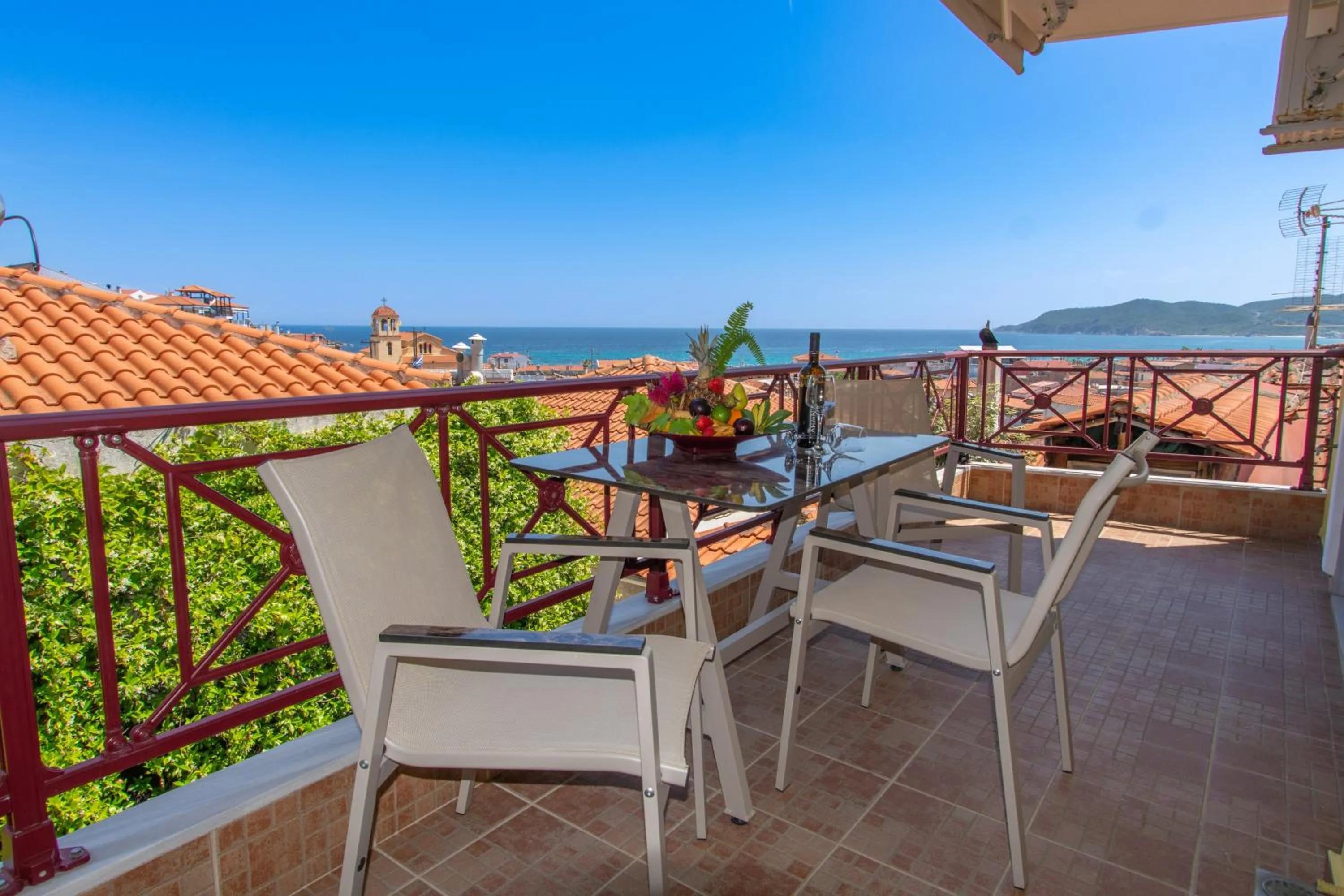Balcony/Terrace in Aristea Studios