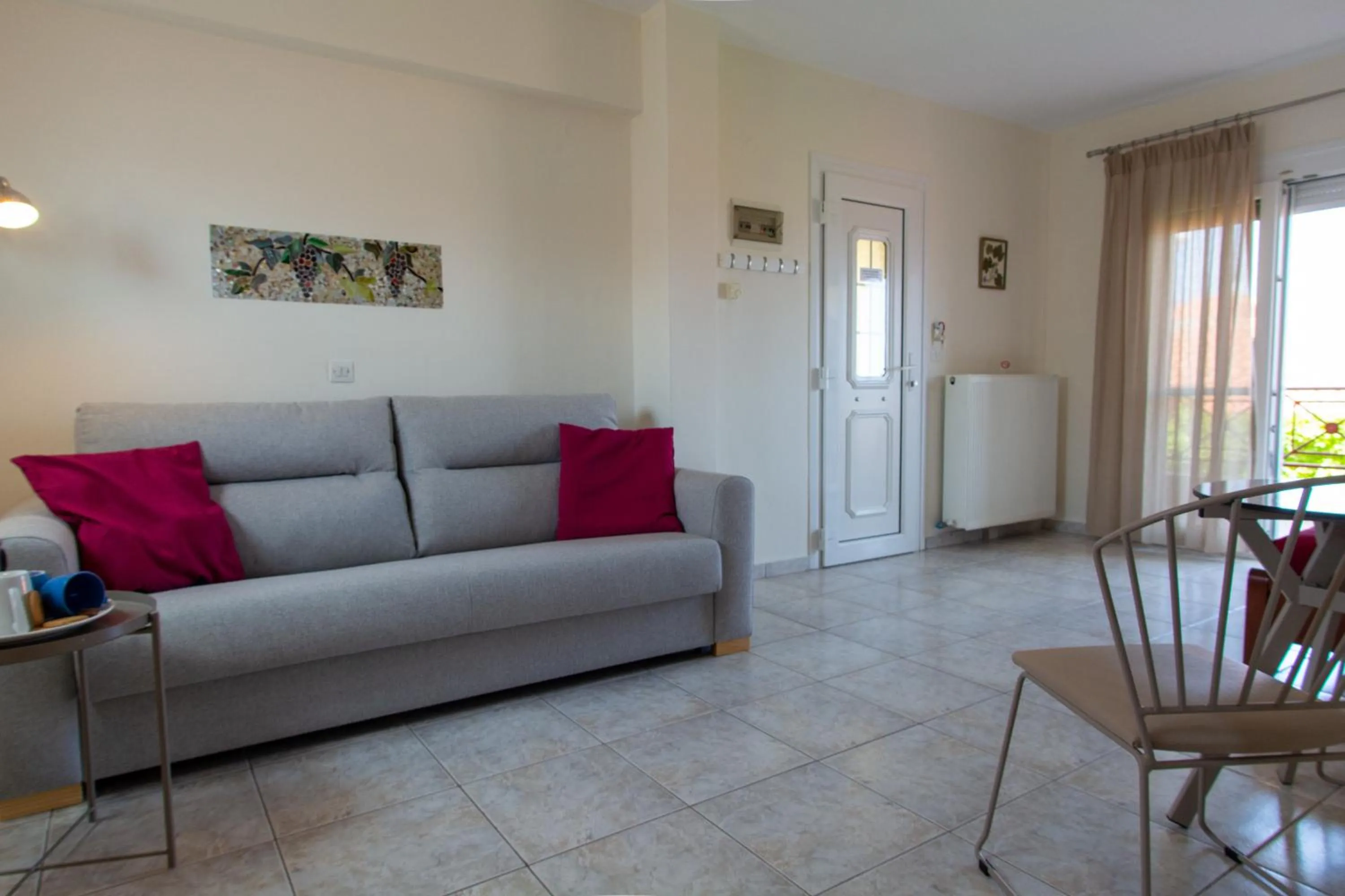 Seating area in Aristea Studios