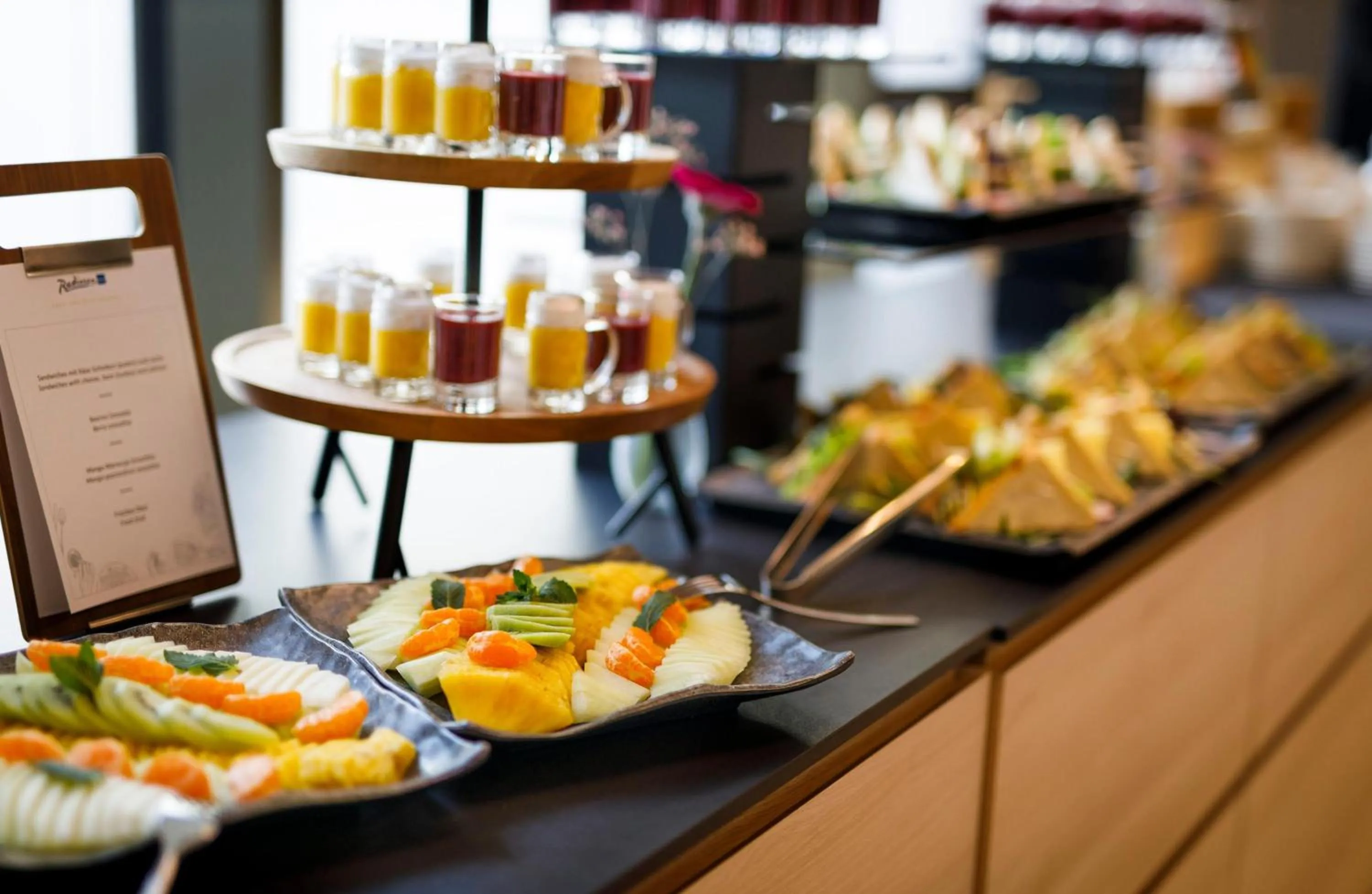 Restaurant/places to eat in Radisson Blu Hotel, Mannheim