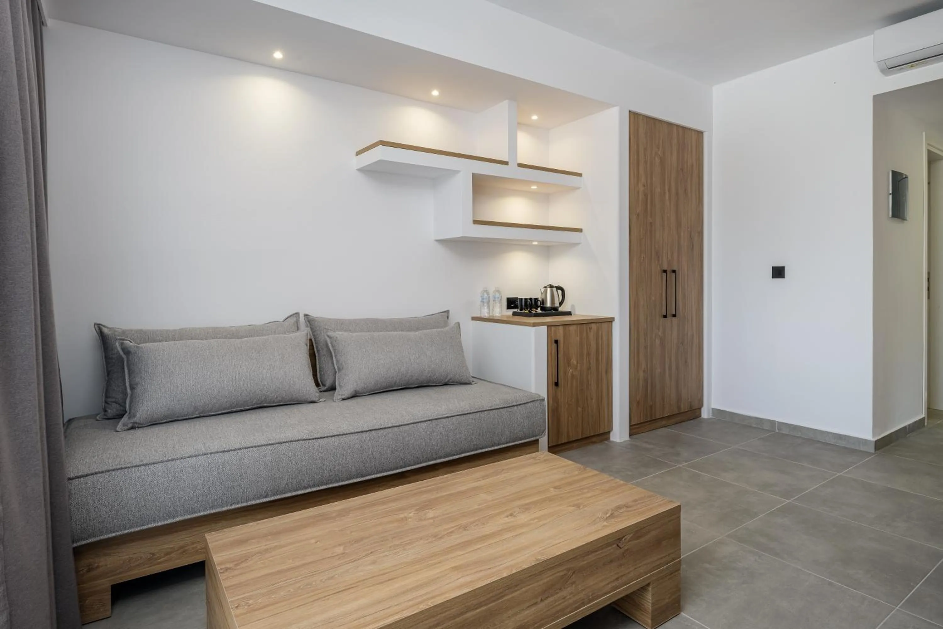 Seating area in Gaia Village