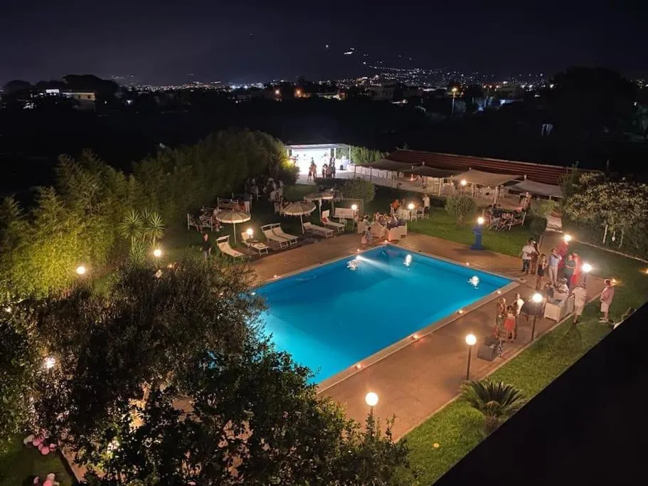 Night in Pompeii Garden House