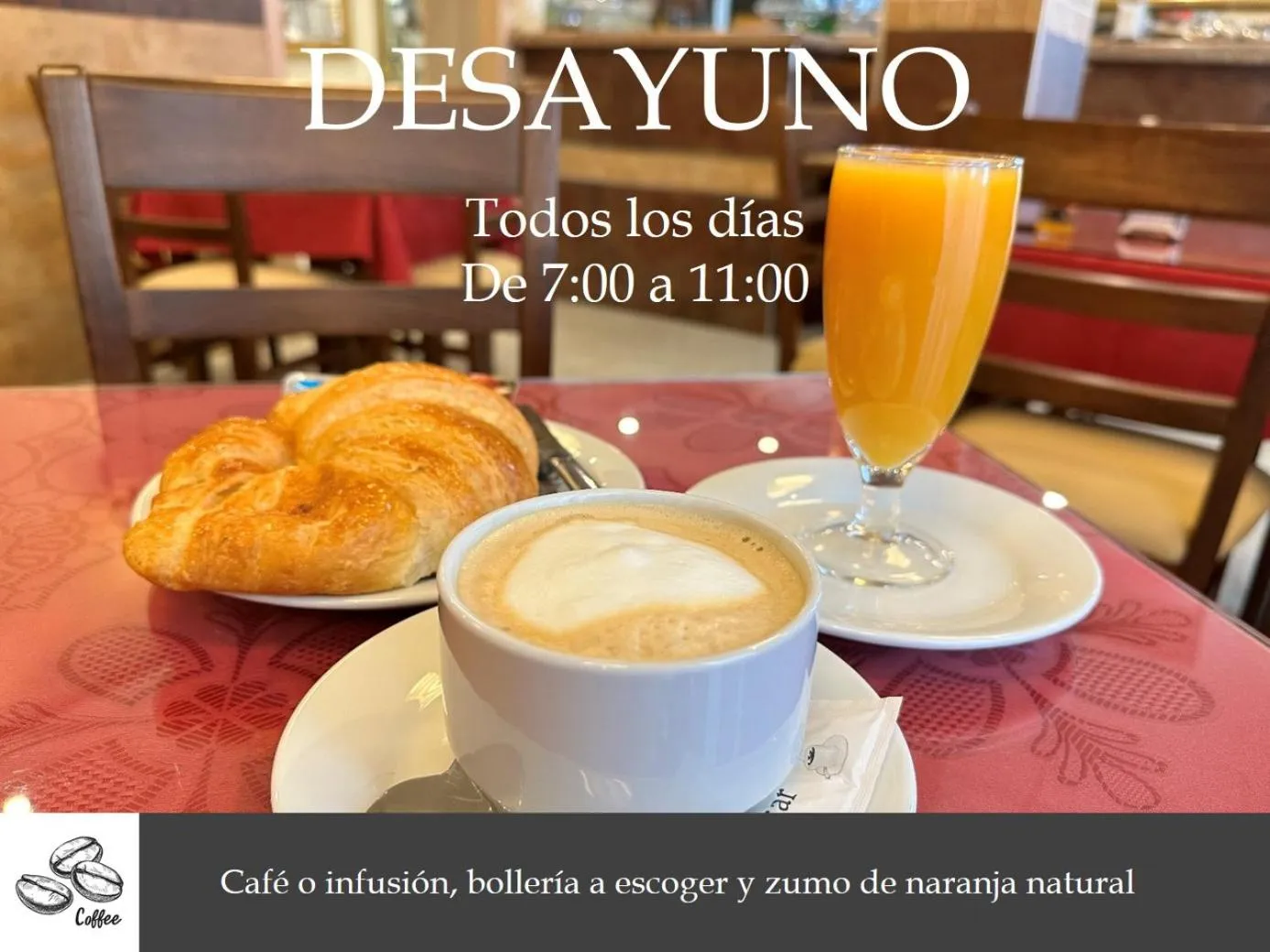 Breakfast in Hostal Toledo