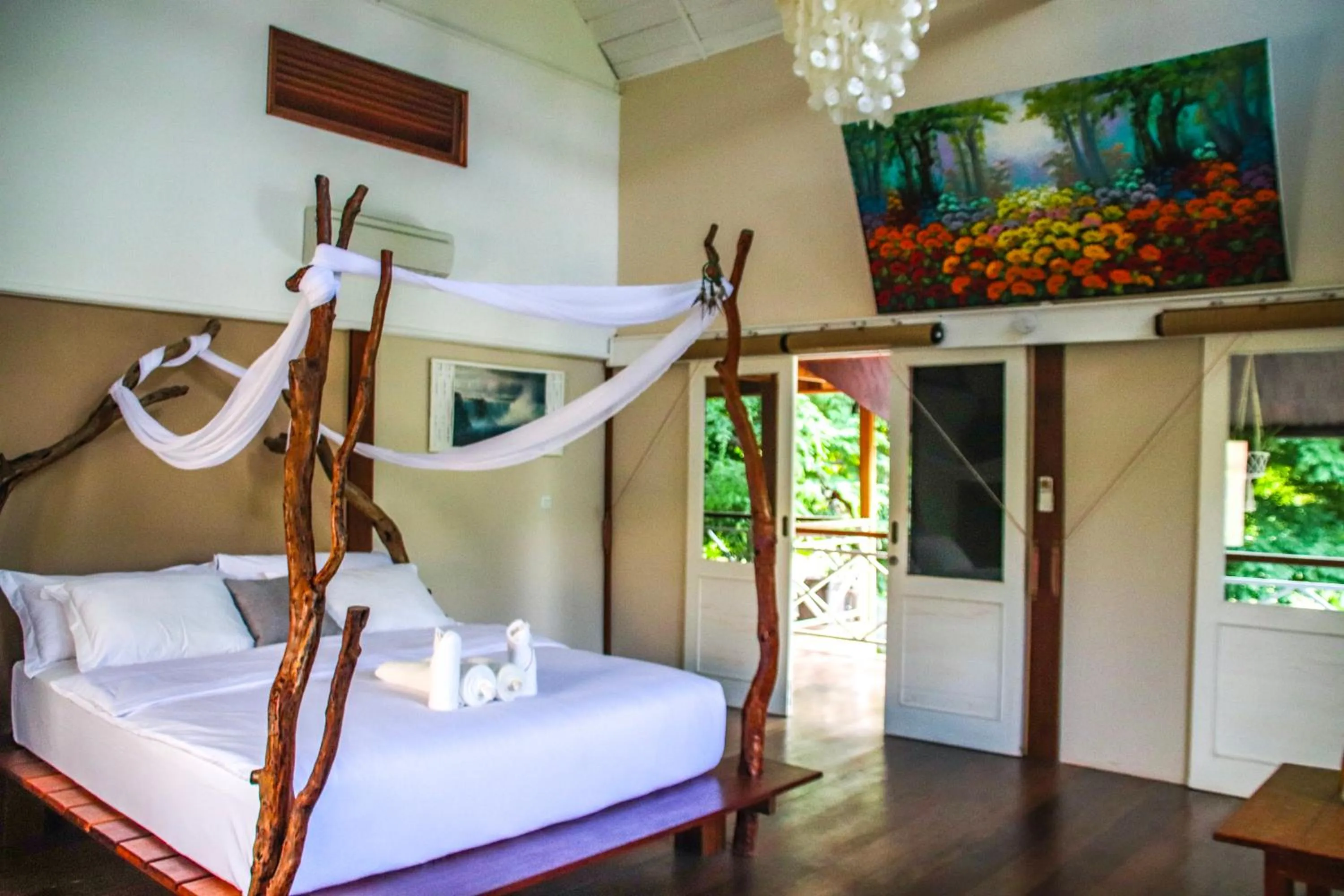 Bedroom, Bed in Serene Beach Villa