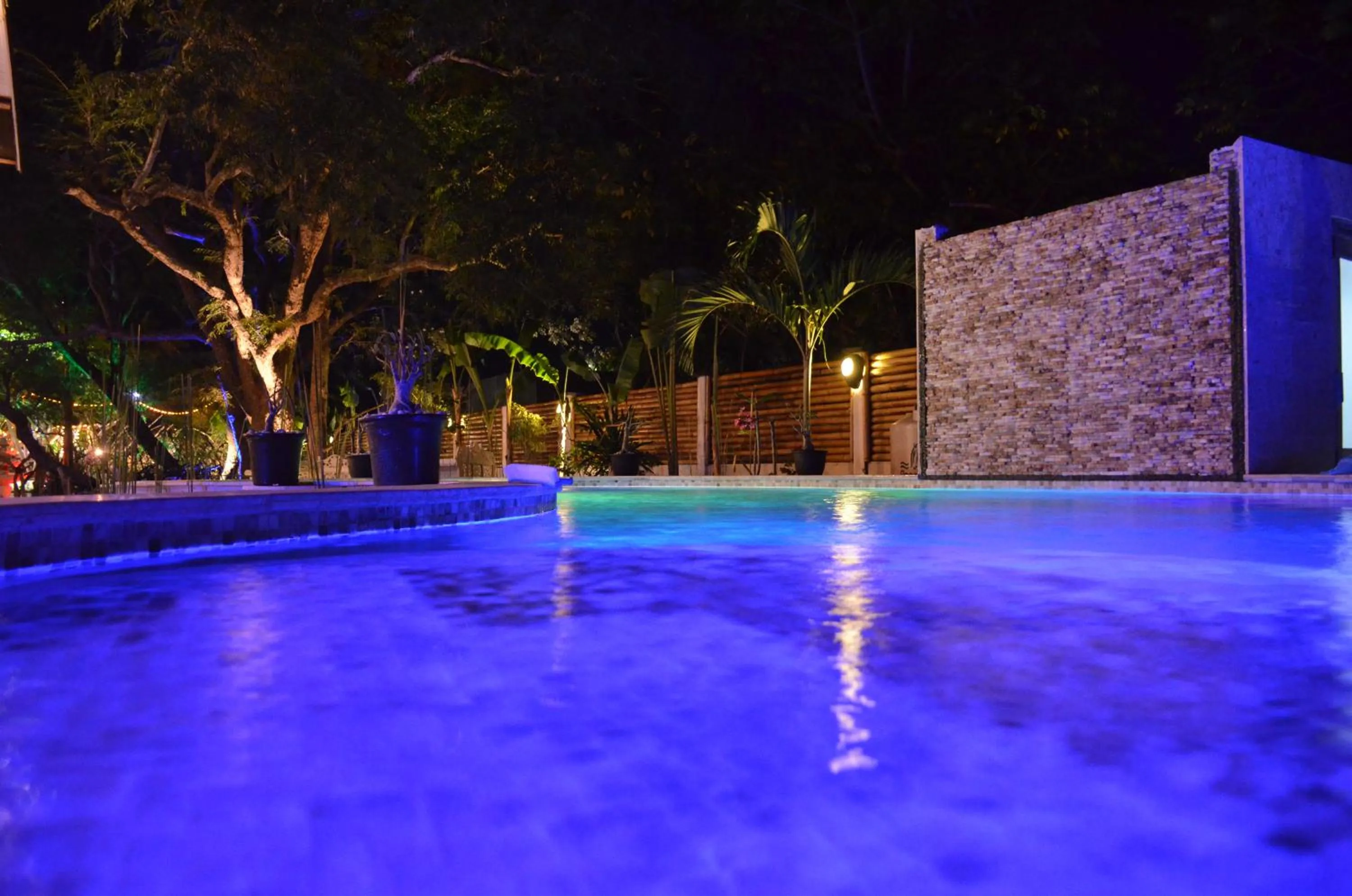 Pool view in Serene Beach Villa