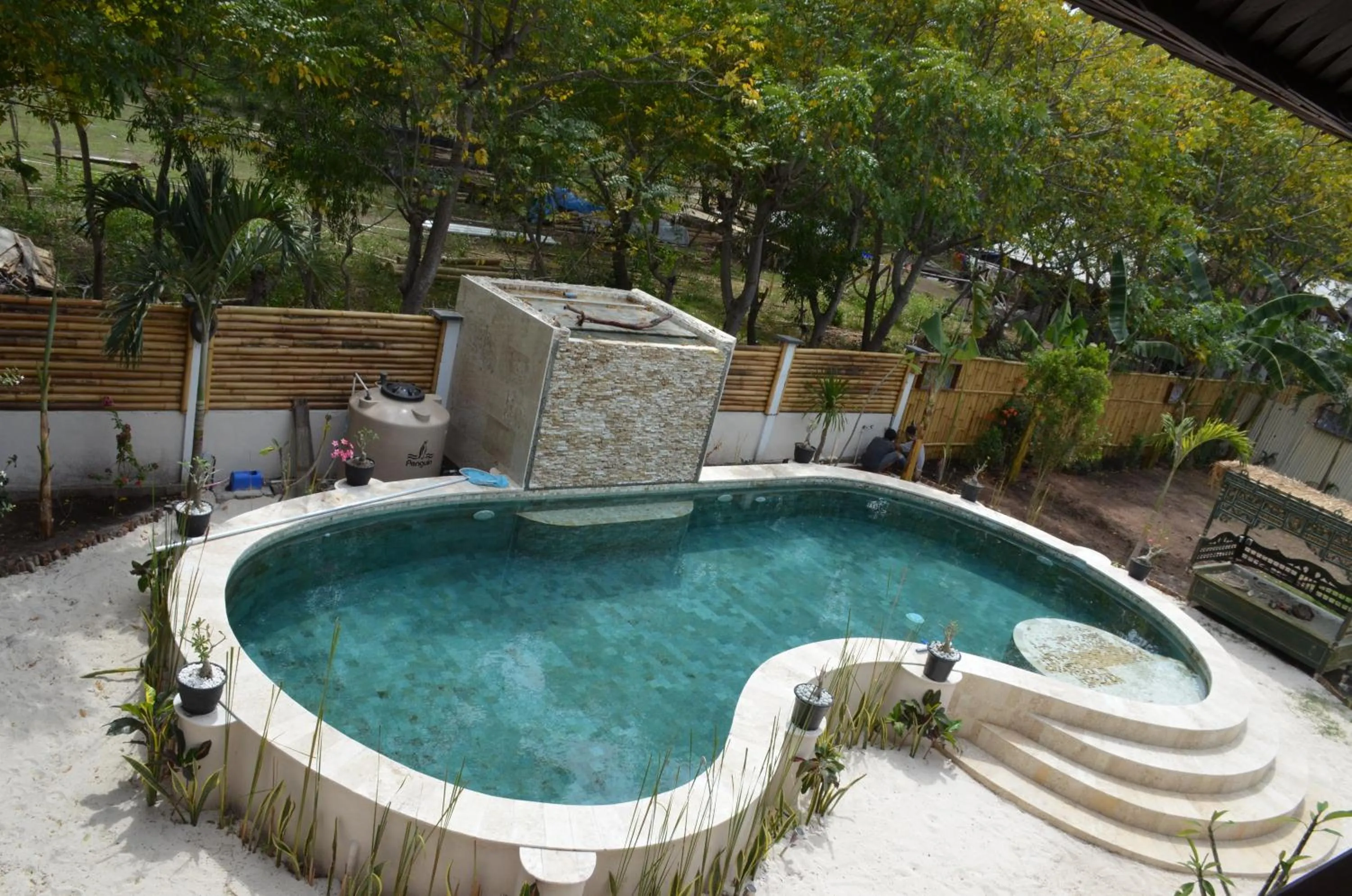 Swimming pool in Serene Beach Villa