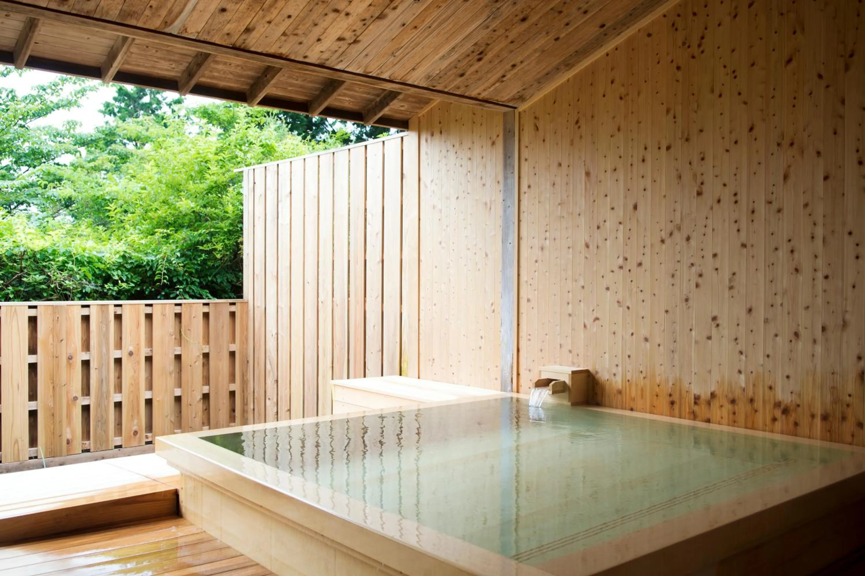 Open Air Bath in Hakone Retreat Före