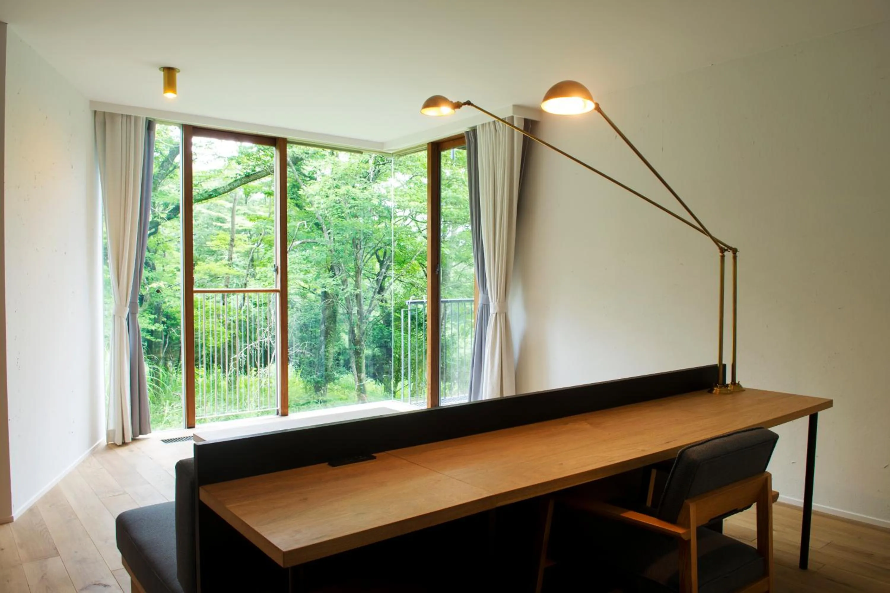 View (from property/room) in Hakone Retreat Före