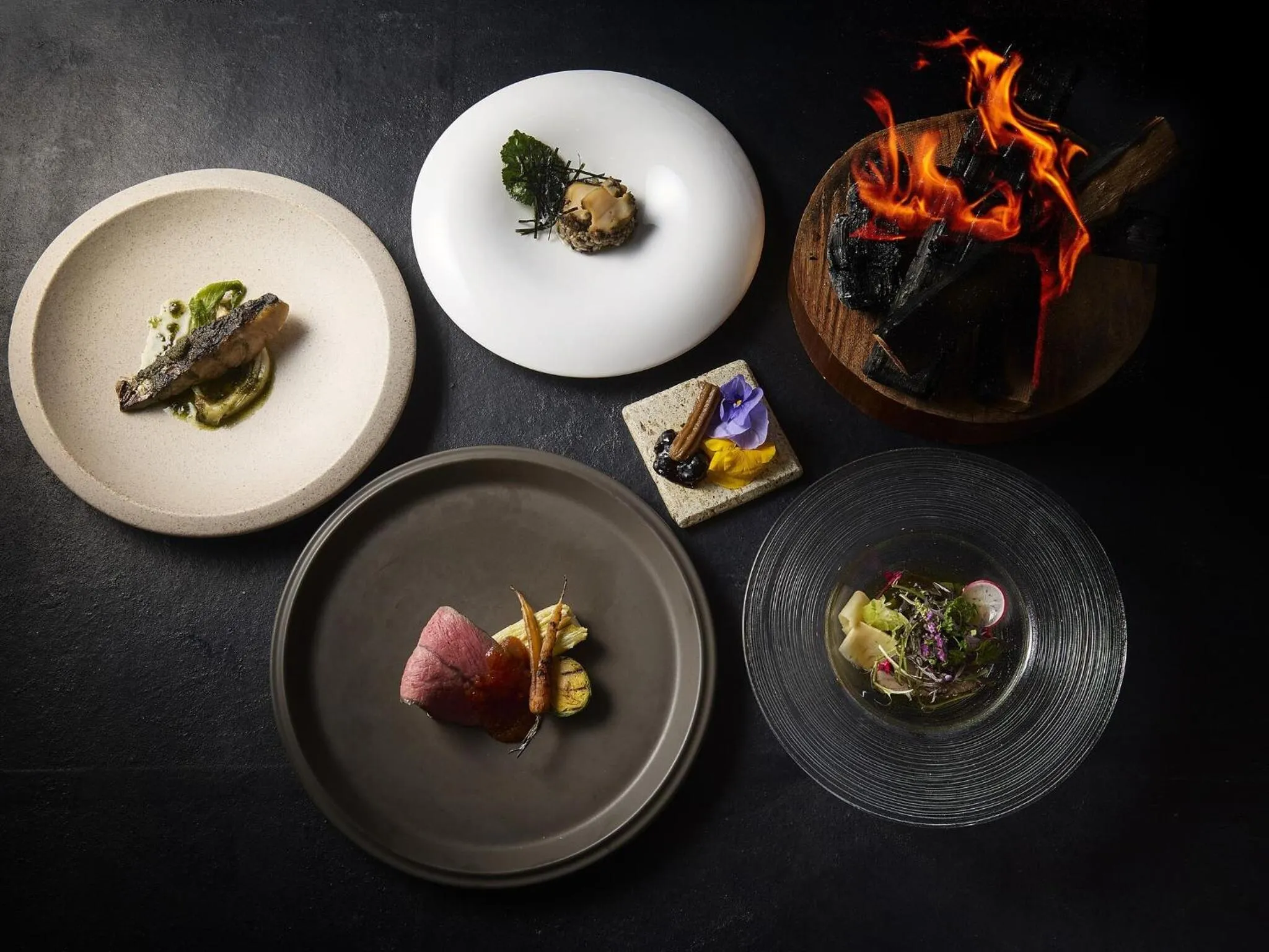 Dinner in Hakone Retreat Före