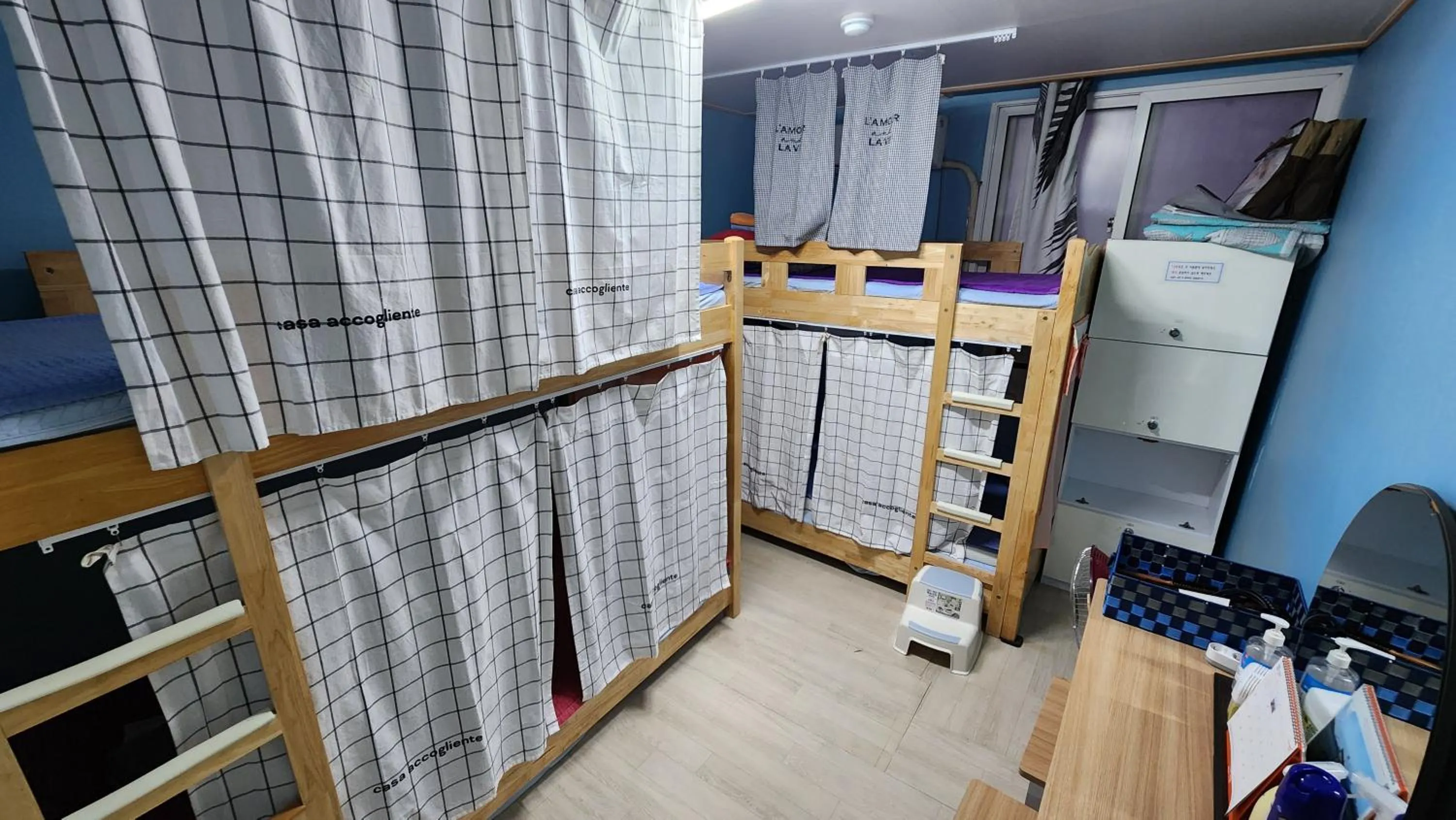 Bed in Daejeon Guesthouse Sky Garden