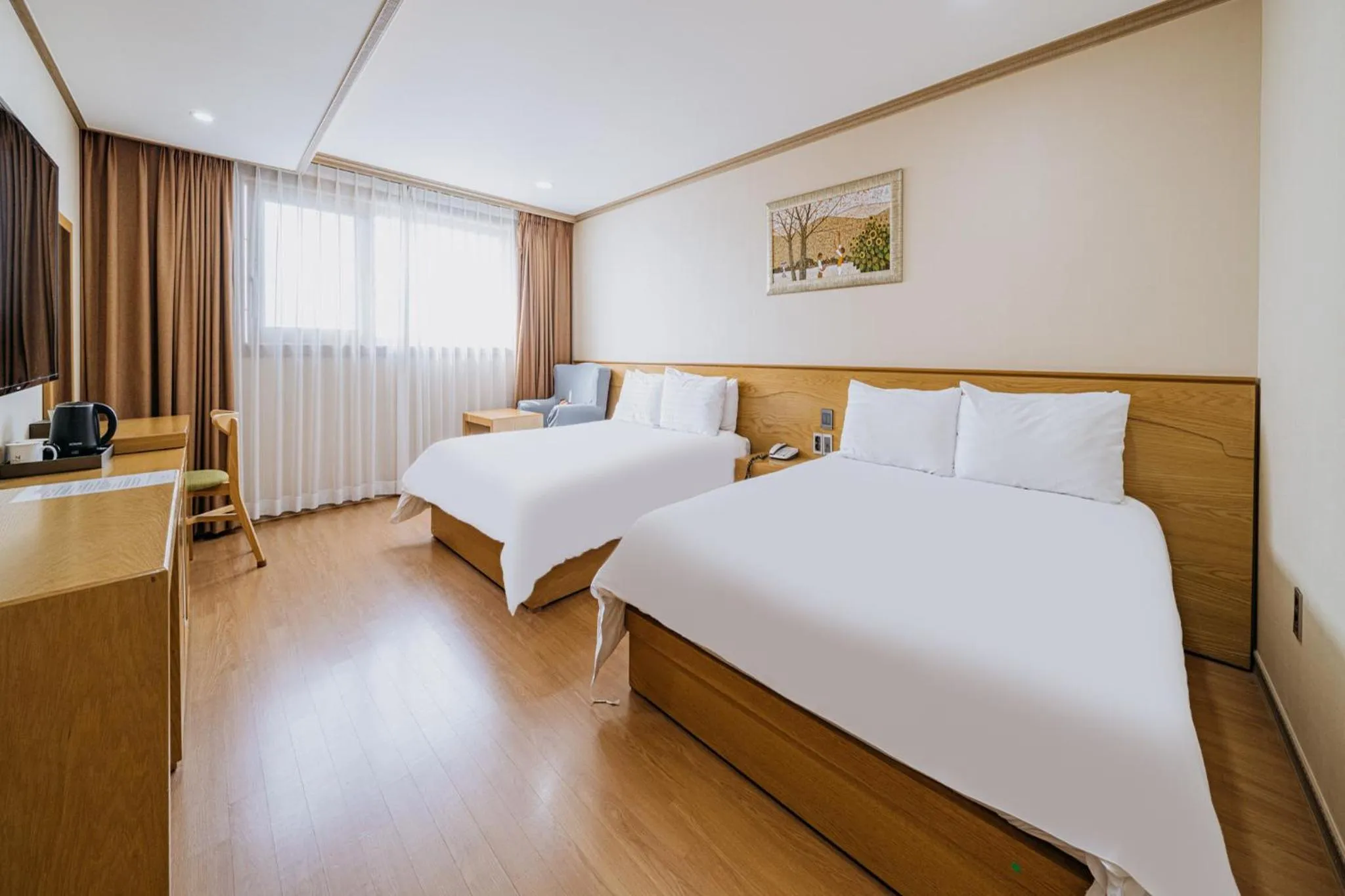 Bed in Nohyung Hotel