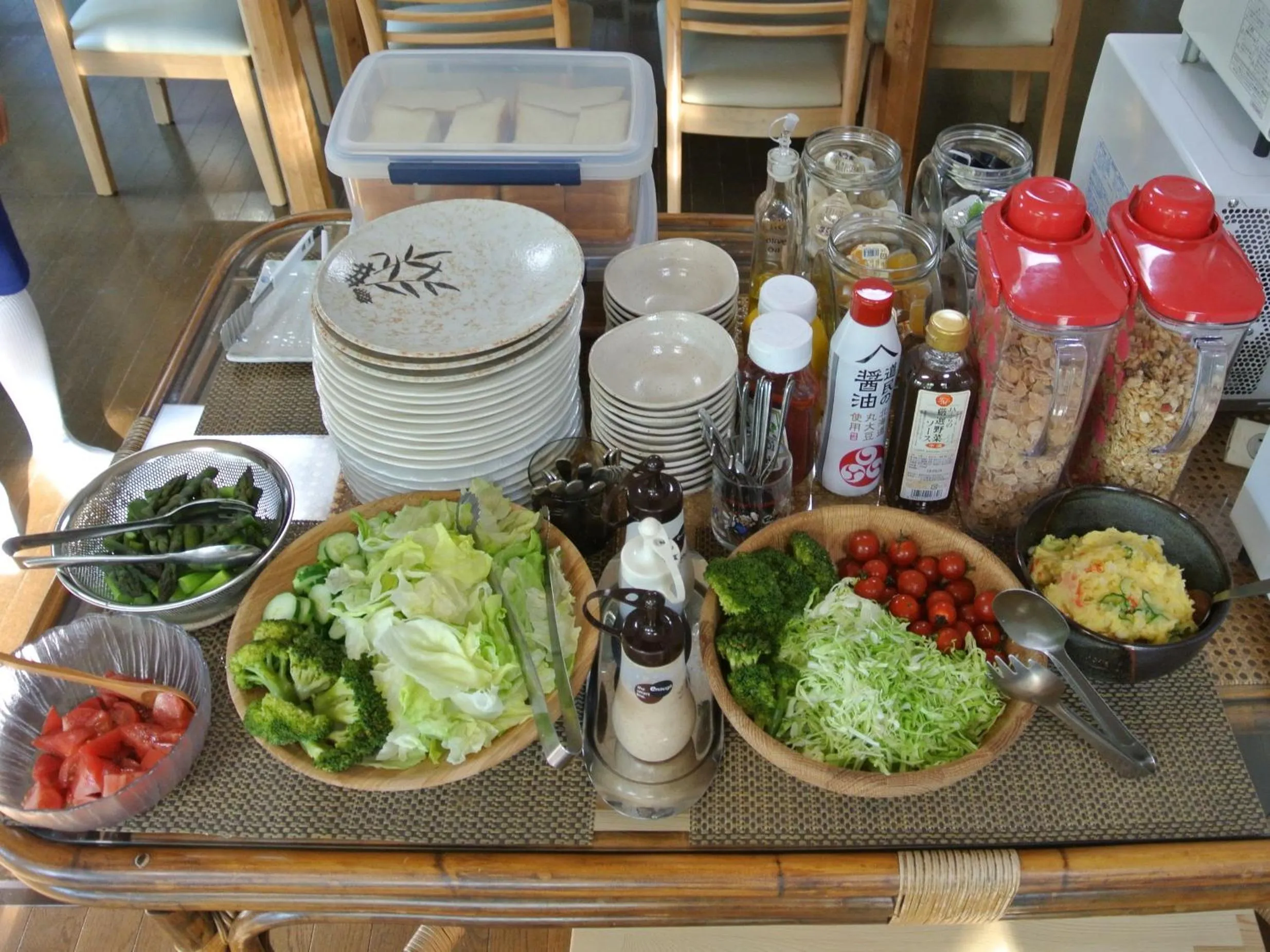 Continental breakfast in Pension Megumiyuki