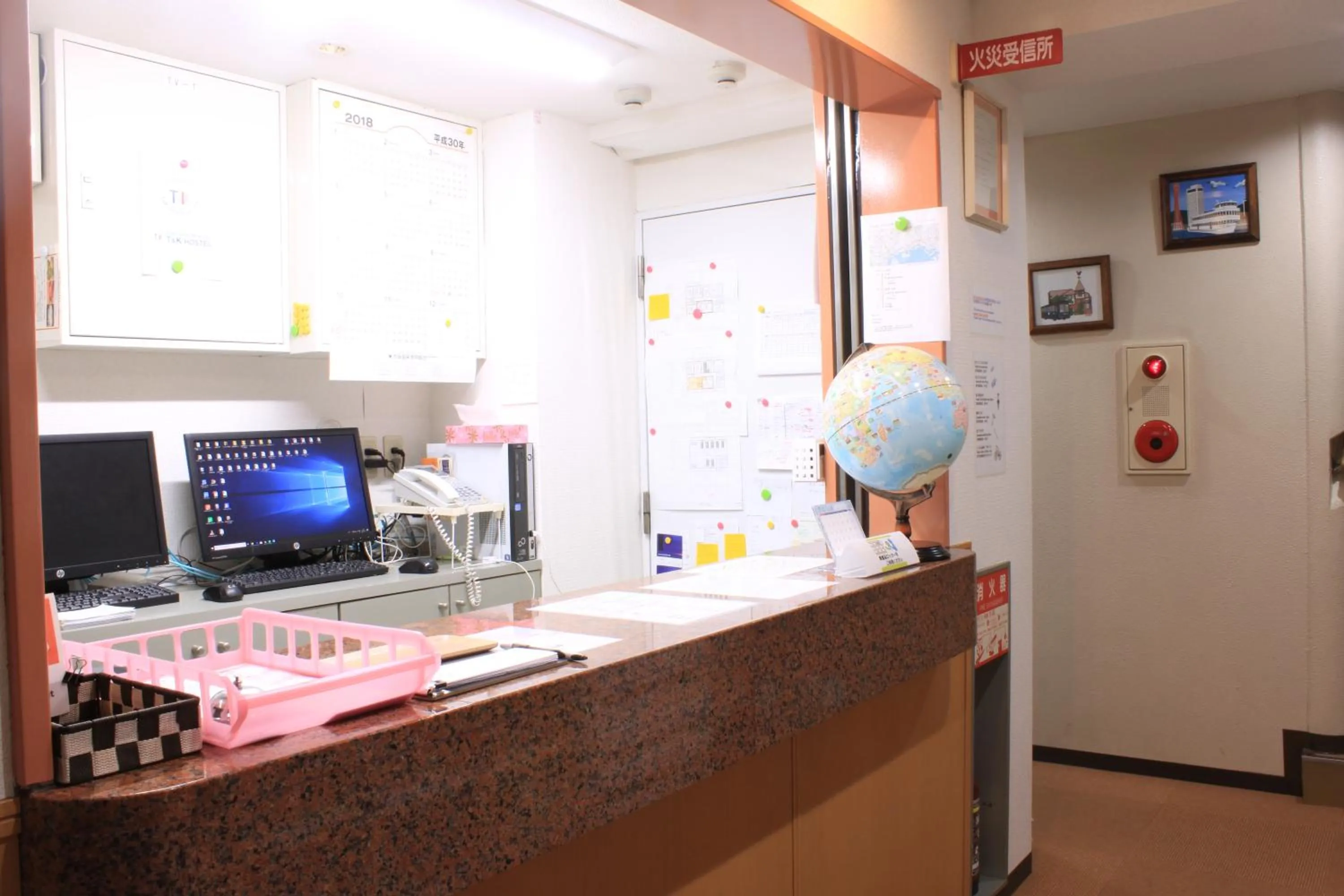 Lobby or reception in T and K Hostel Kobe Sannomiya East