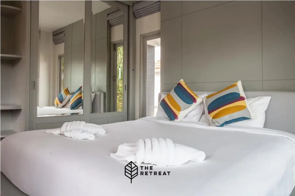 Bed in The Retreat Ao nang Private Pool Villa