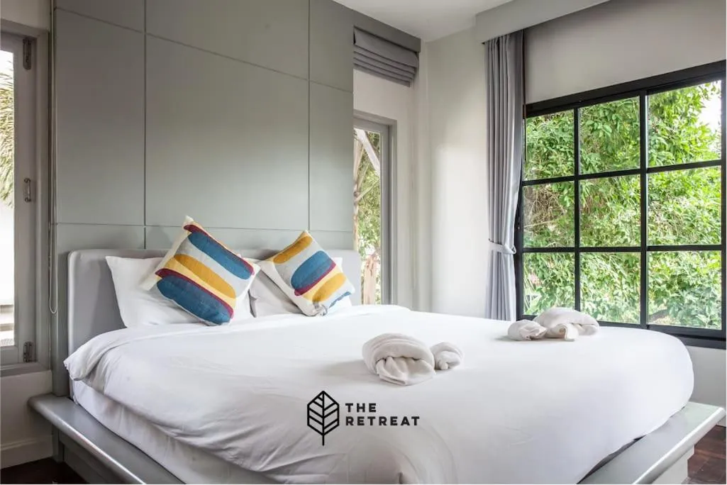 Bed in The Retreat Ao nang Private Pool Villa