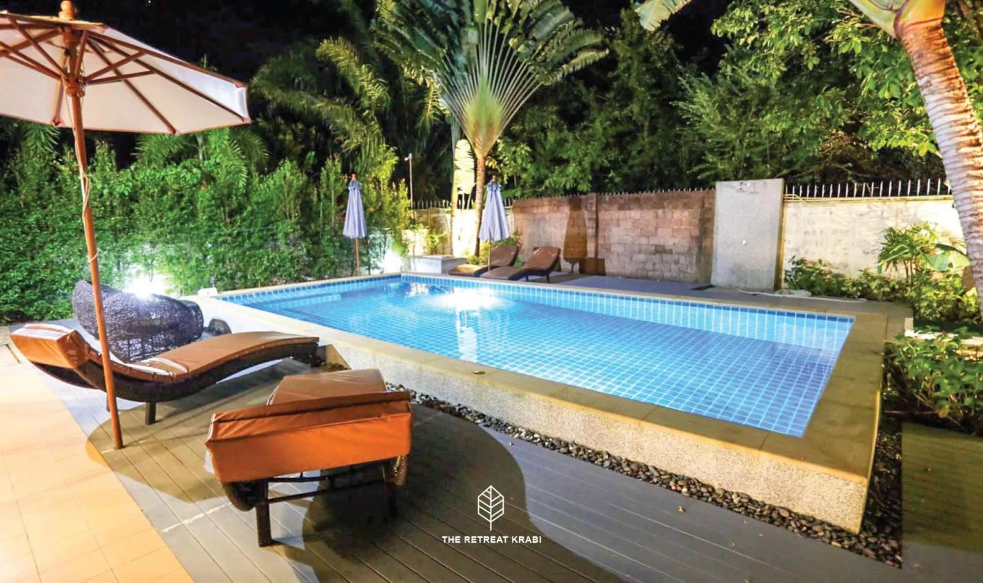 Swimming pool in The Retreat Ao nang Private Pool Villa