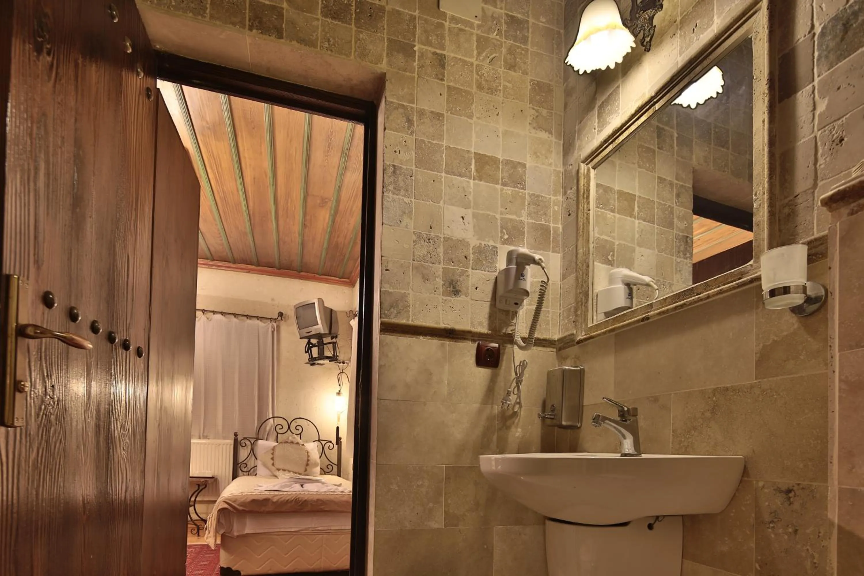 Bathroom in Center Cave House