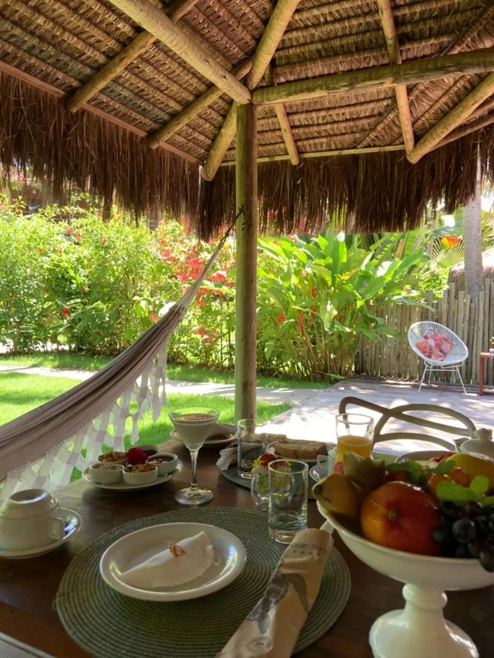 Patio in Madeiro Beach Hotel