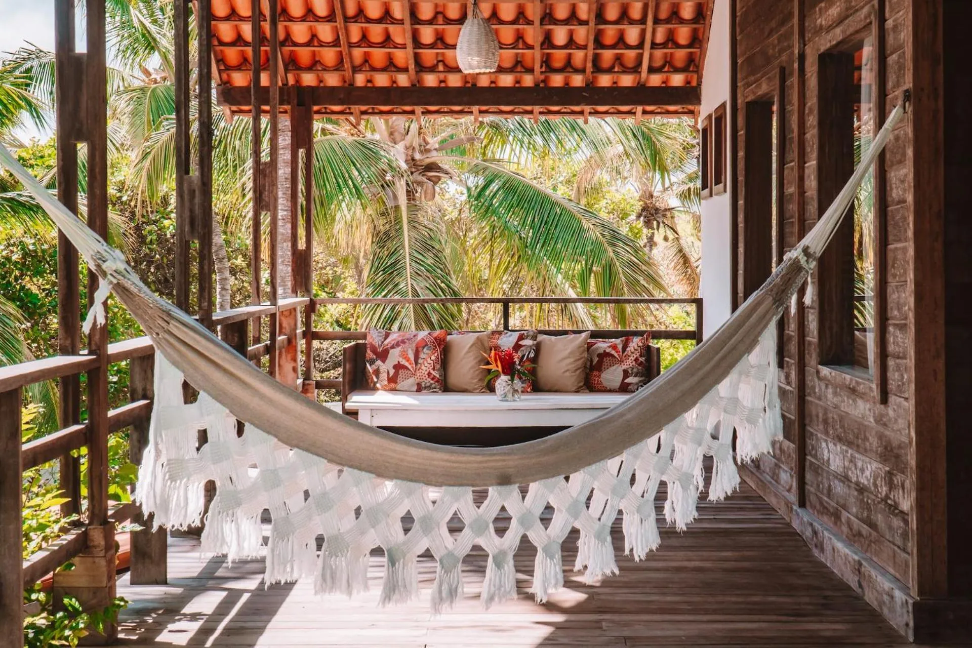 Patio in Madeiro Beach Hotel