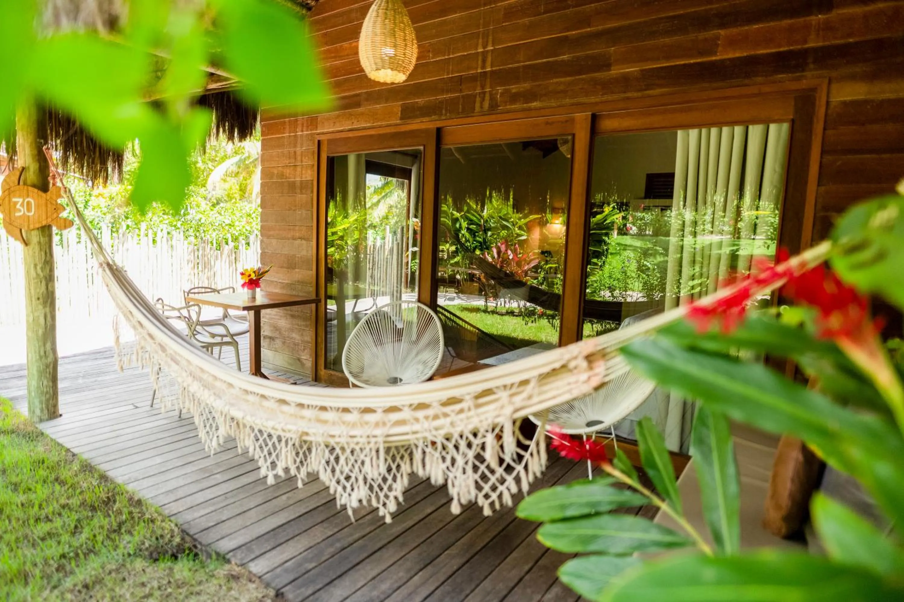 Patio in Madeiro Beach Hotel