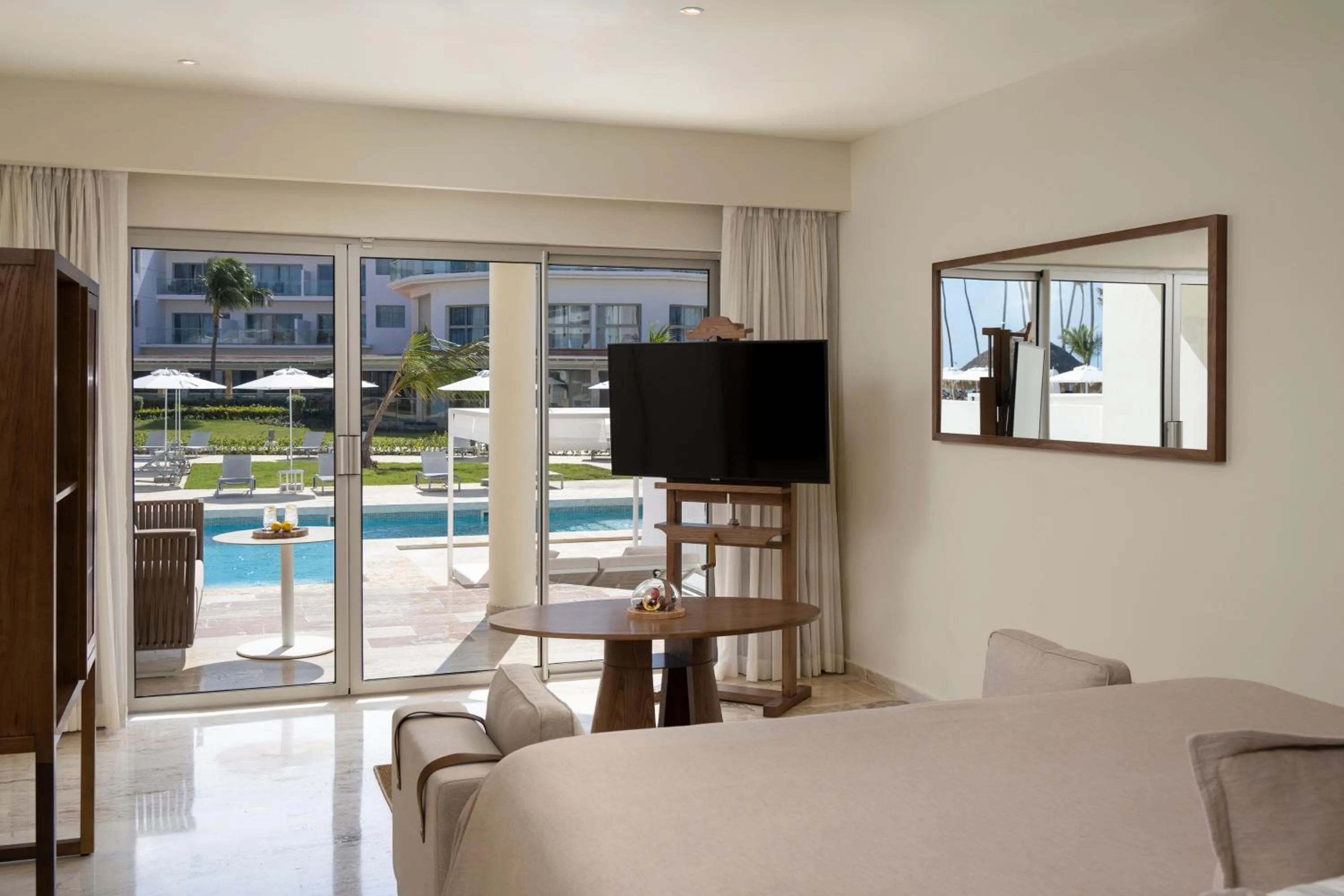 Bed in Paradisus Palma Real Golf & Spa Resort All Inclusive