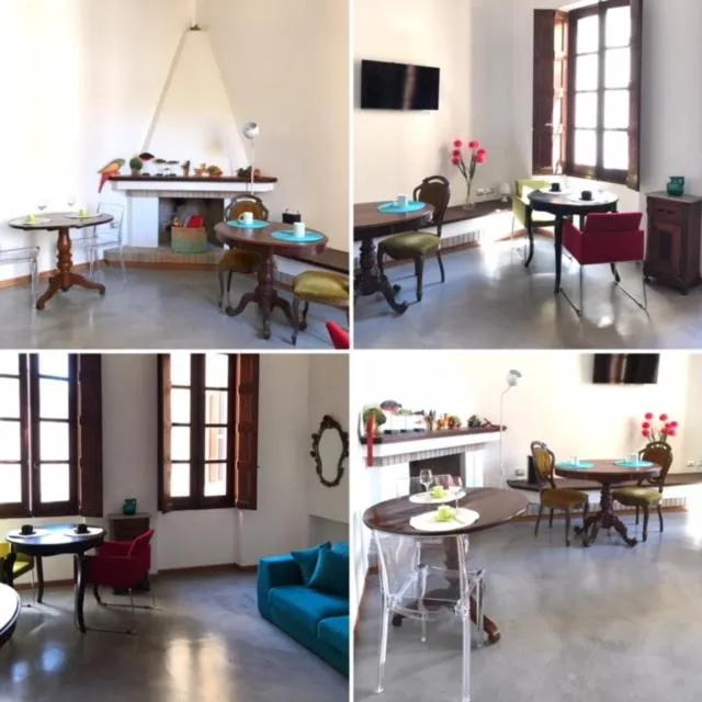 Seating area in Palazzo Bolasco