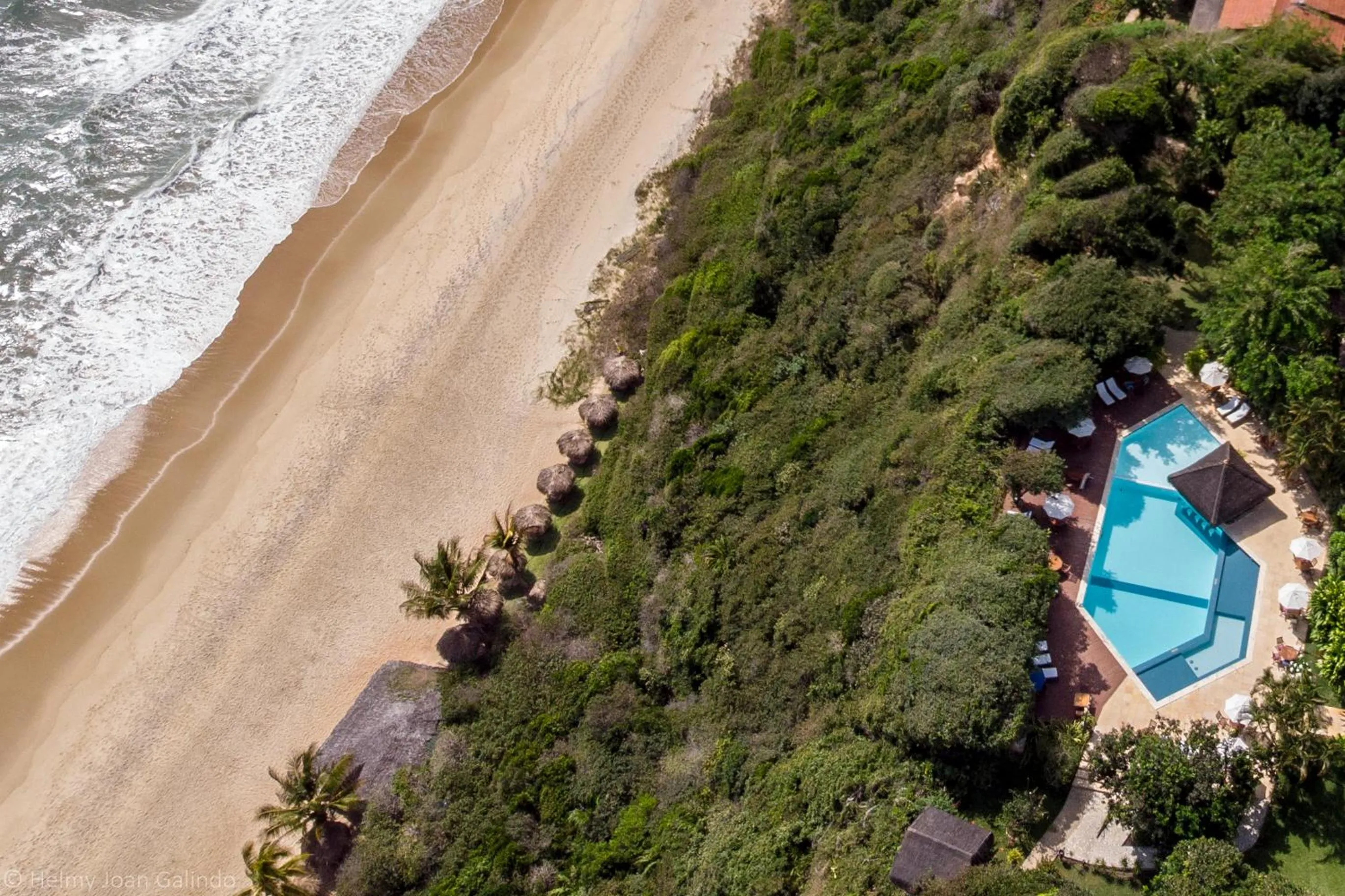 Bird's eye view in Hotel Ponta do Madeiro