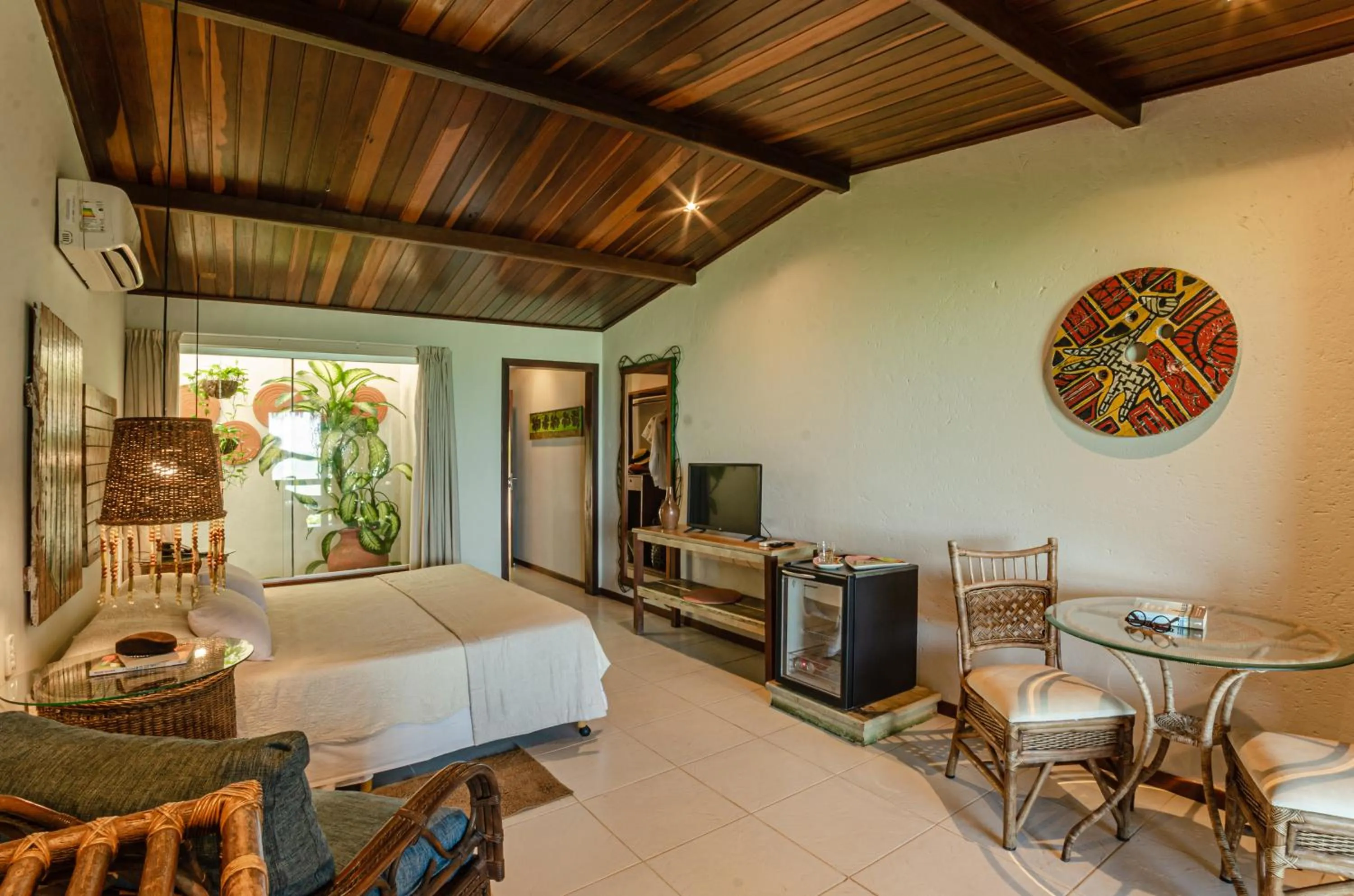 Bed in Hotel Ponta do Madeiro