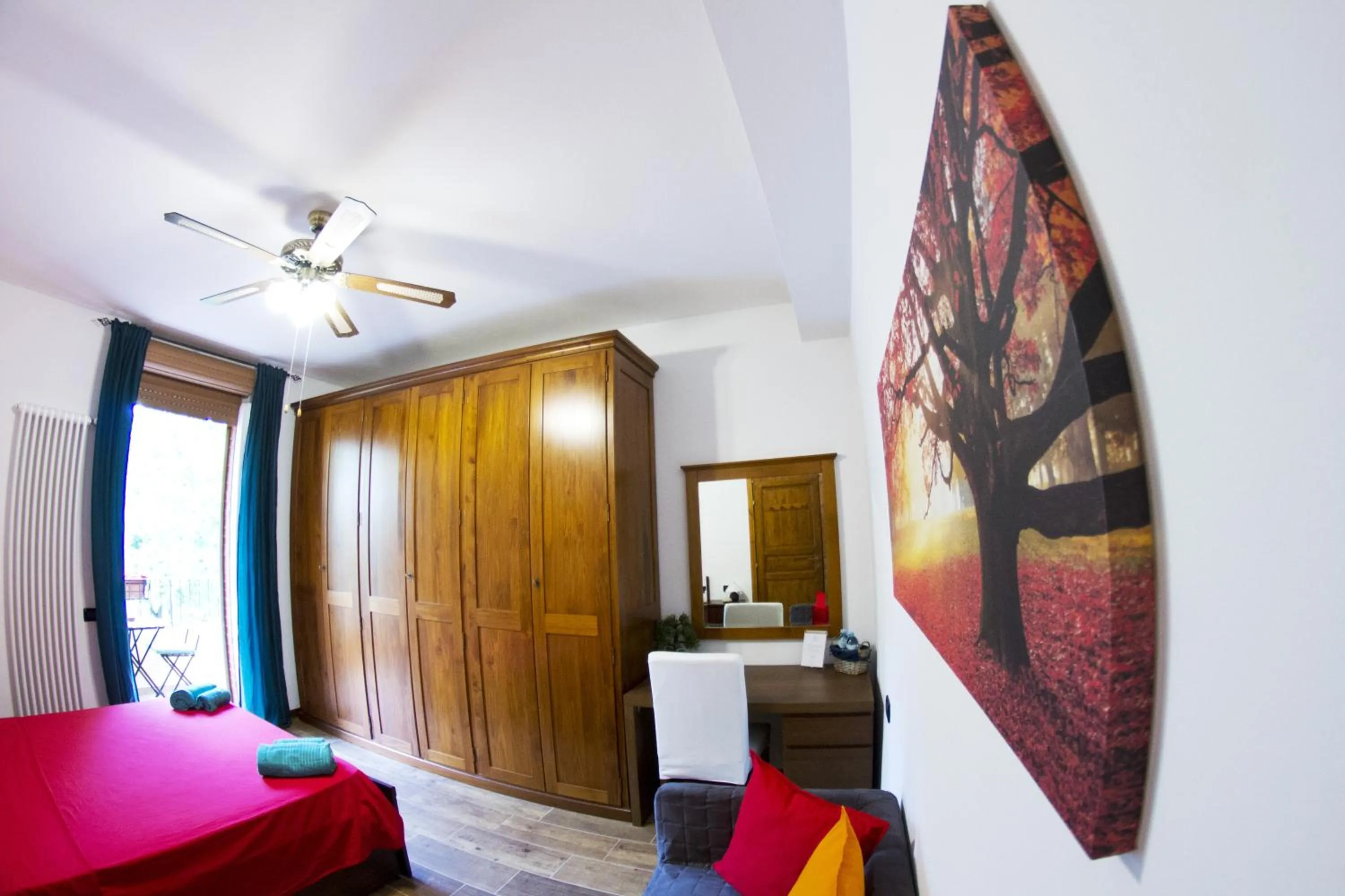 Balcony/Terrace, Bed in B&B Selvarossa