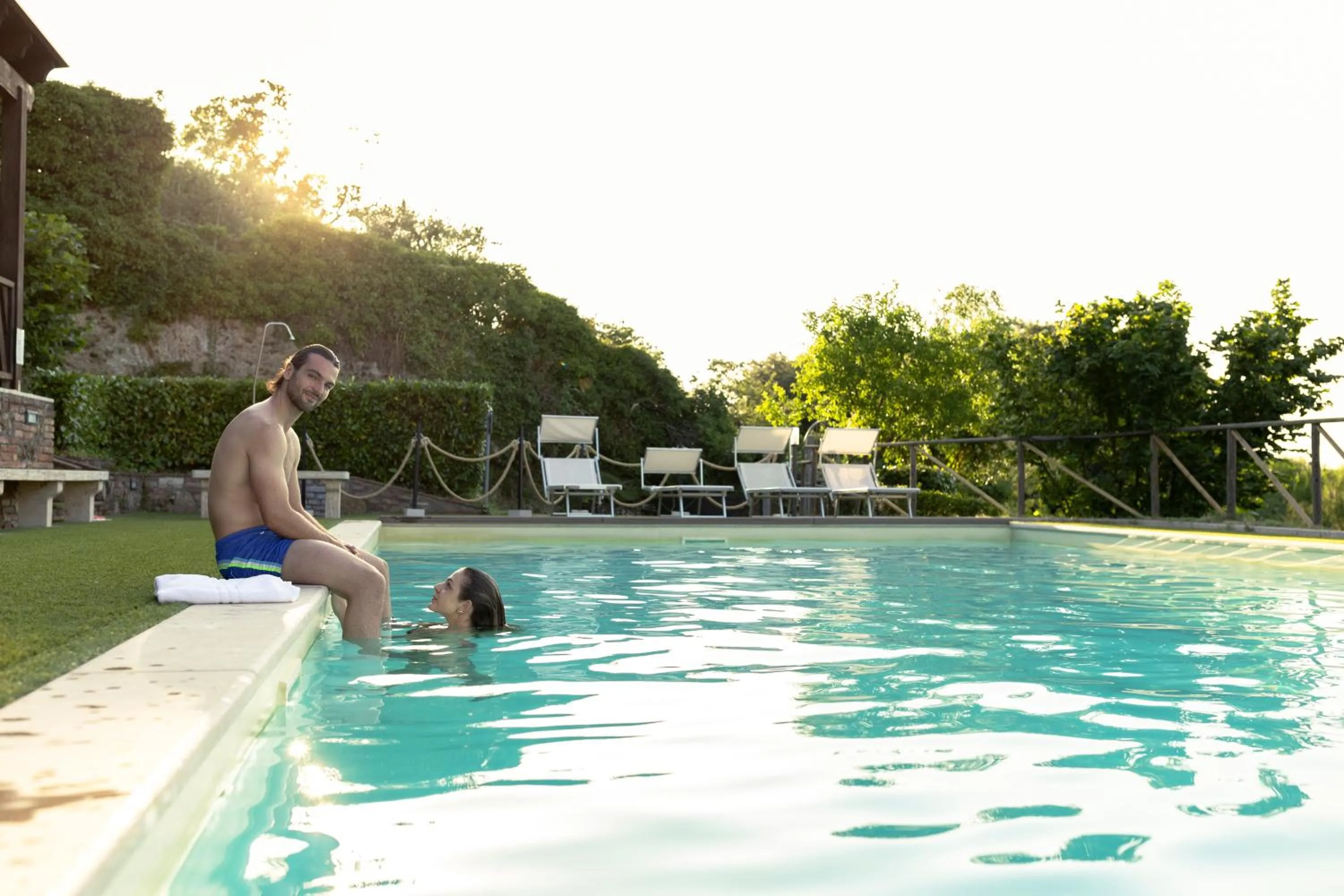 Swimming pool in Hotel La Pace