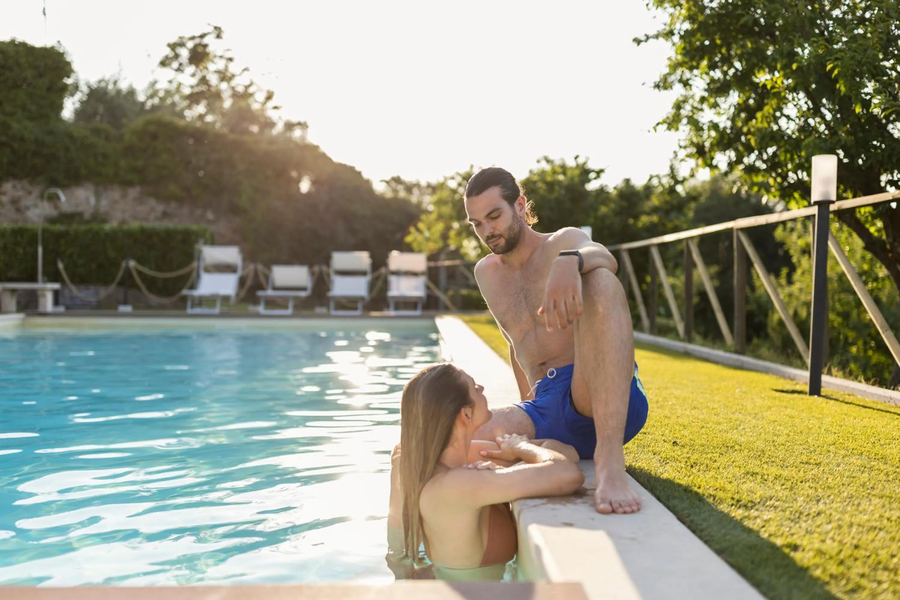 Swimming pool in Hotel La Pace