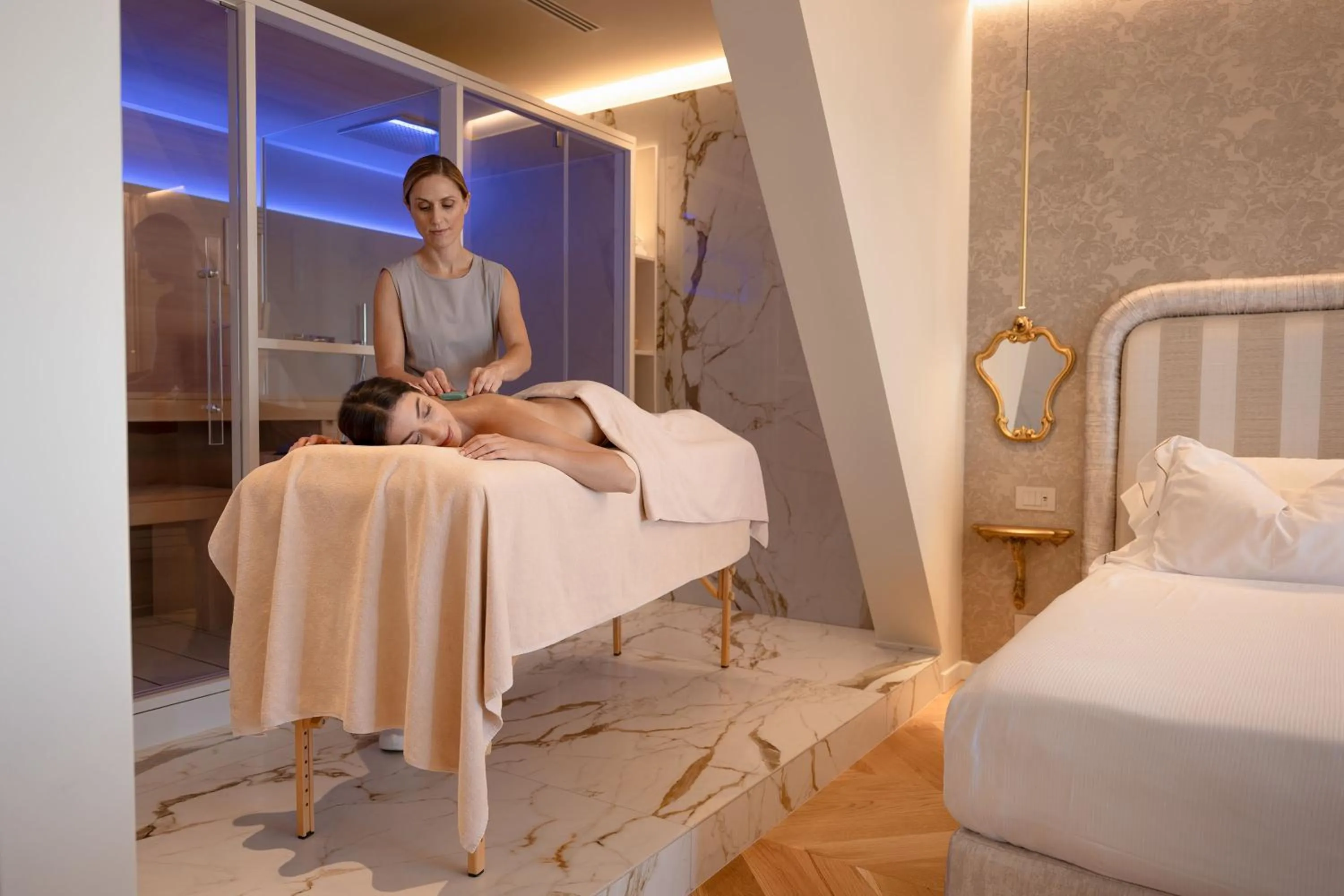 Massage, Bed in Savoy Beach Hotel & Thermal Spa
