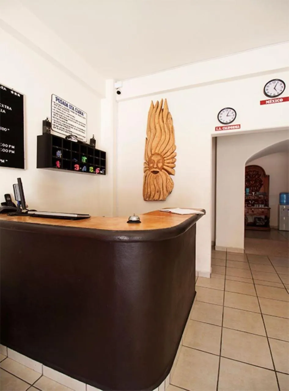 Lobby or reception in Posada Santa Clara