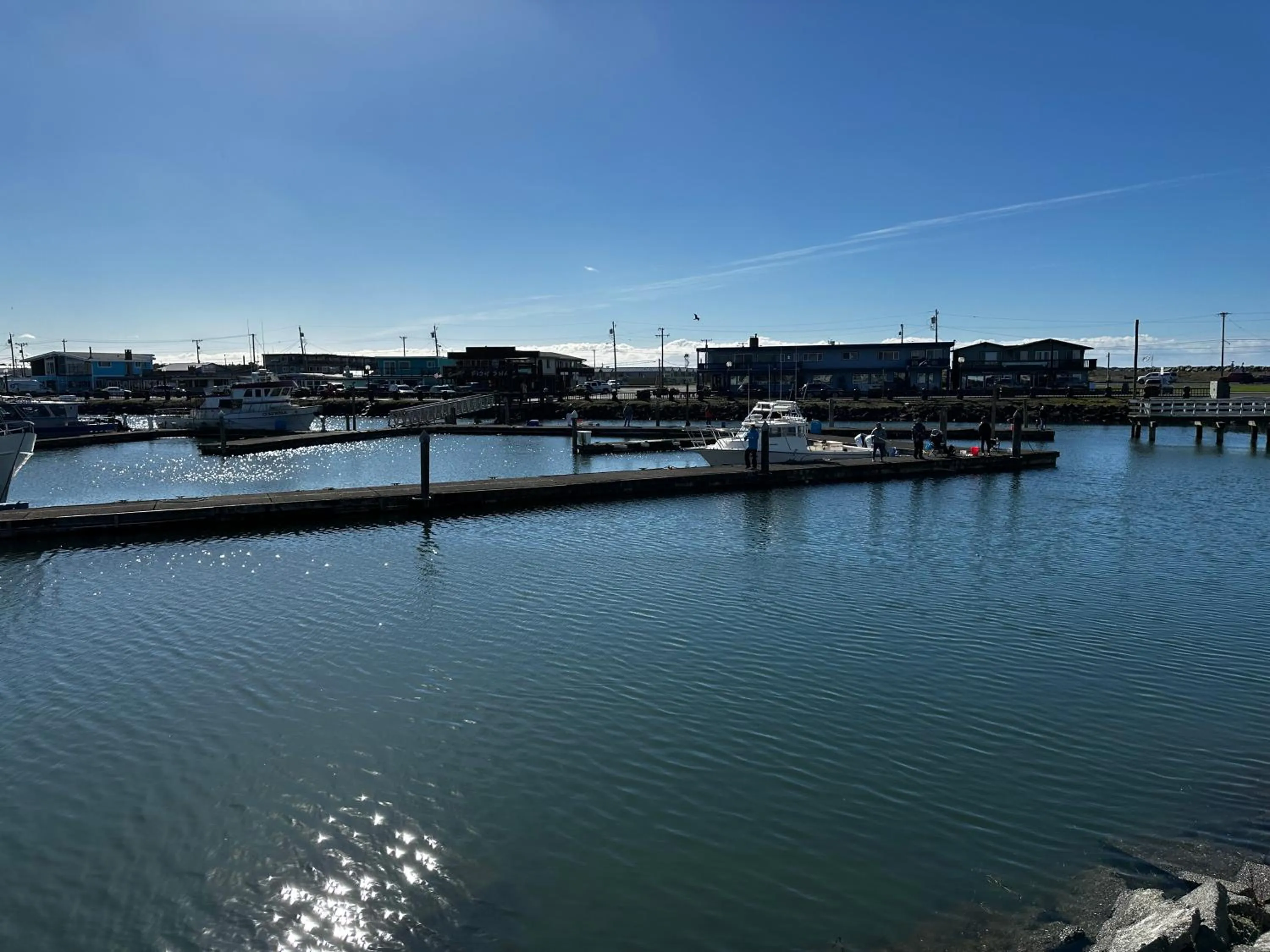City view in Westport Marina Cottages