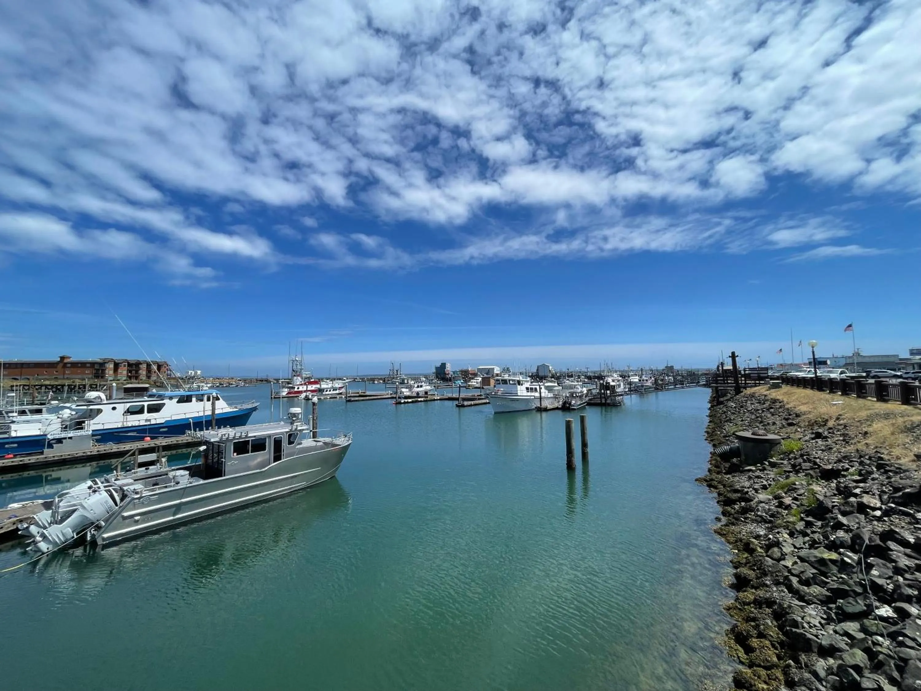 Sea view in Westport Marina Cottages