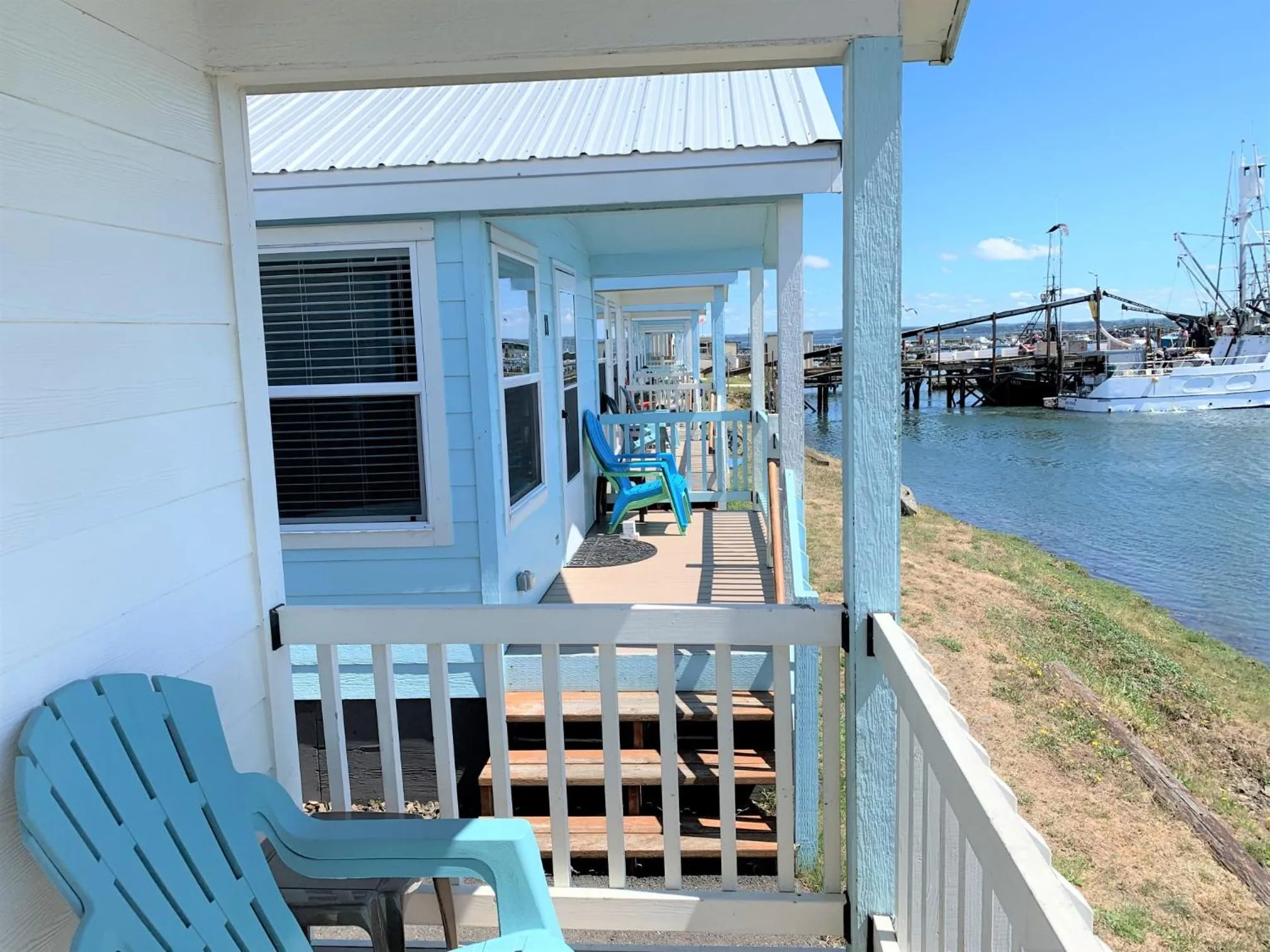 Balcony/Terrace in Westport Marina Cottages