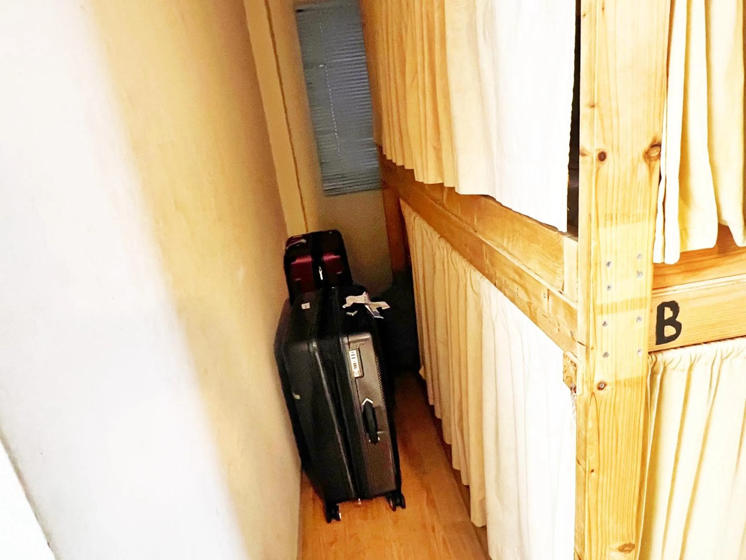 storage in Edo Tokyo Hostel