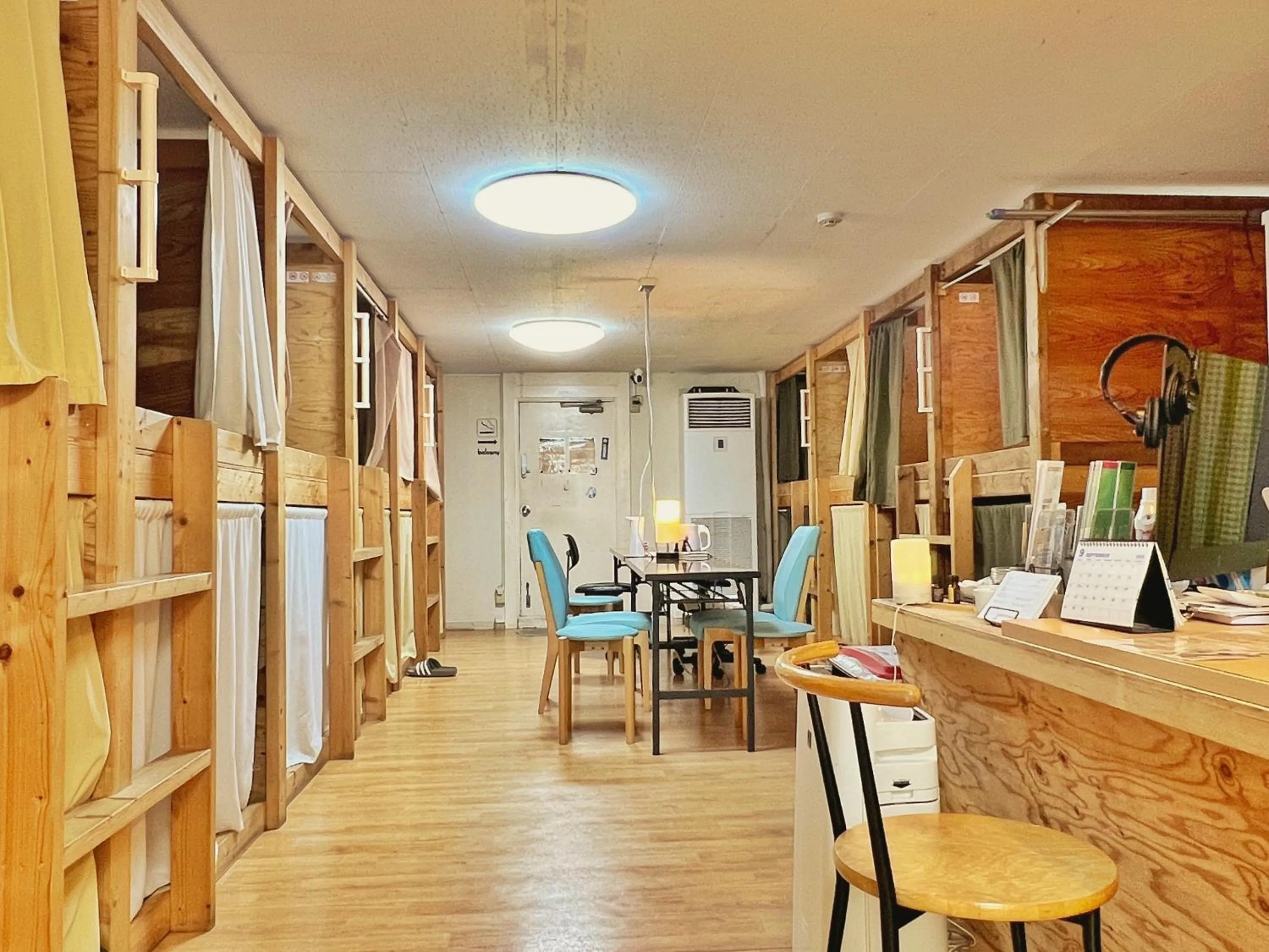 Communal lounge/ TV room in Edo Tokyo Hostel