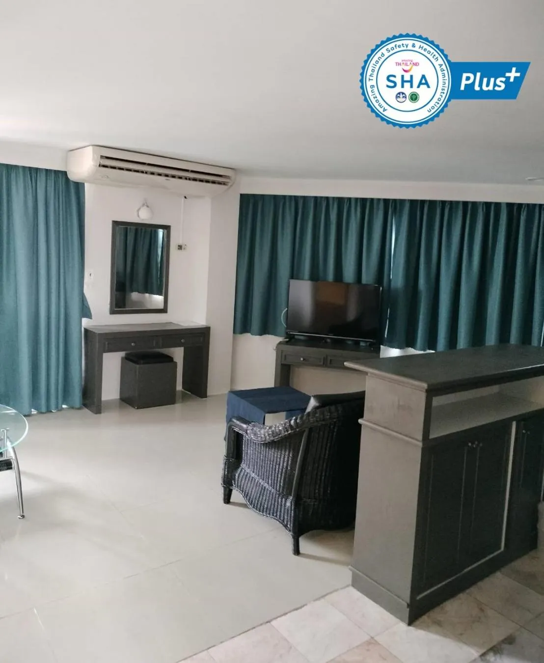 TV and multimedia in Jomtien Longstay Hotel - SHA Plus Certified