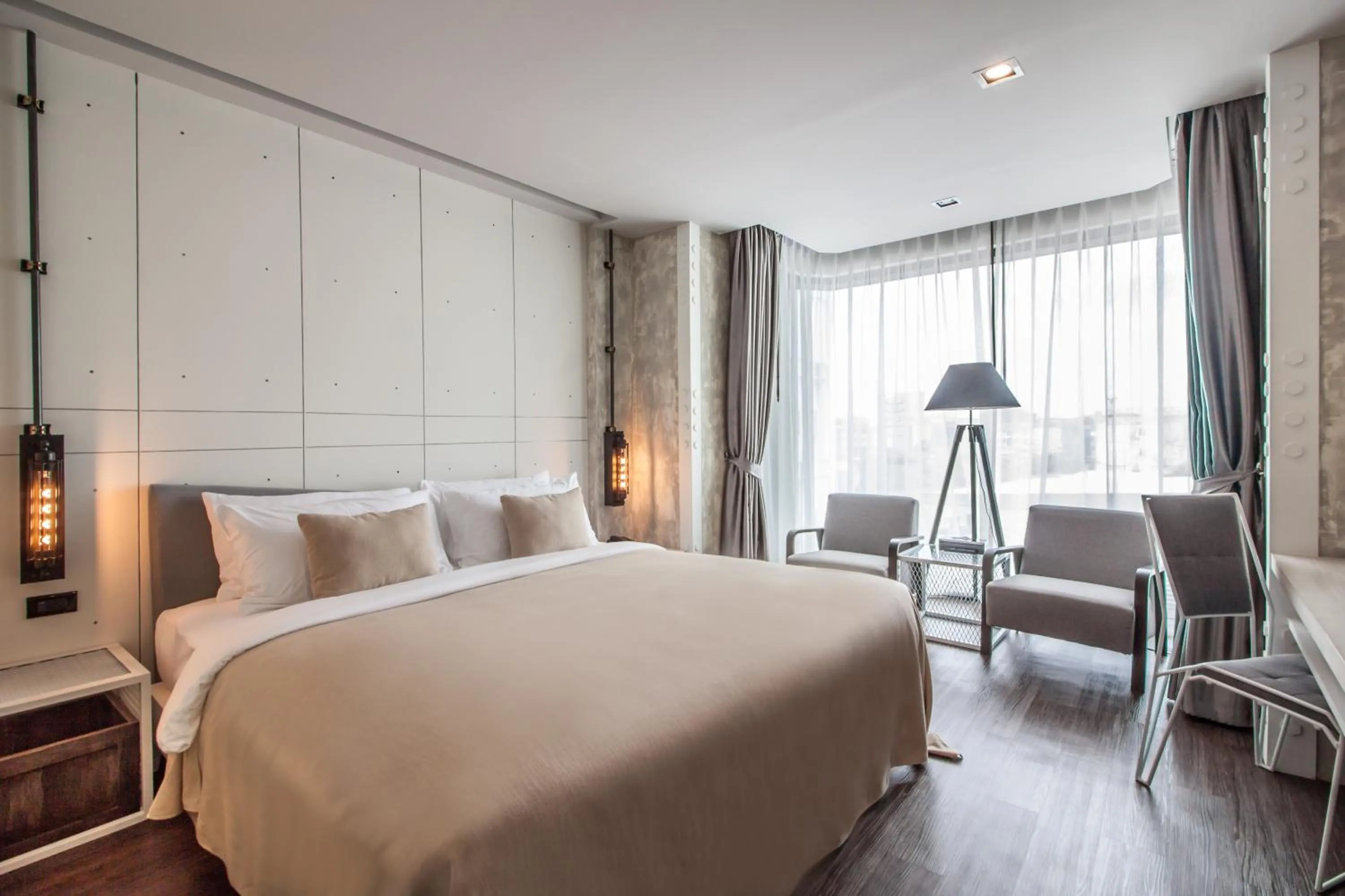 Bed in S Hadyai Hotel