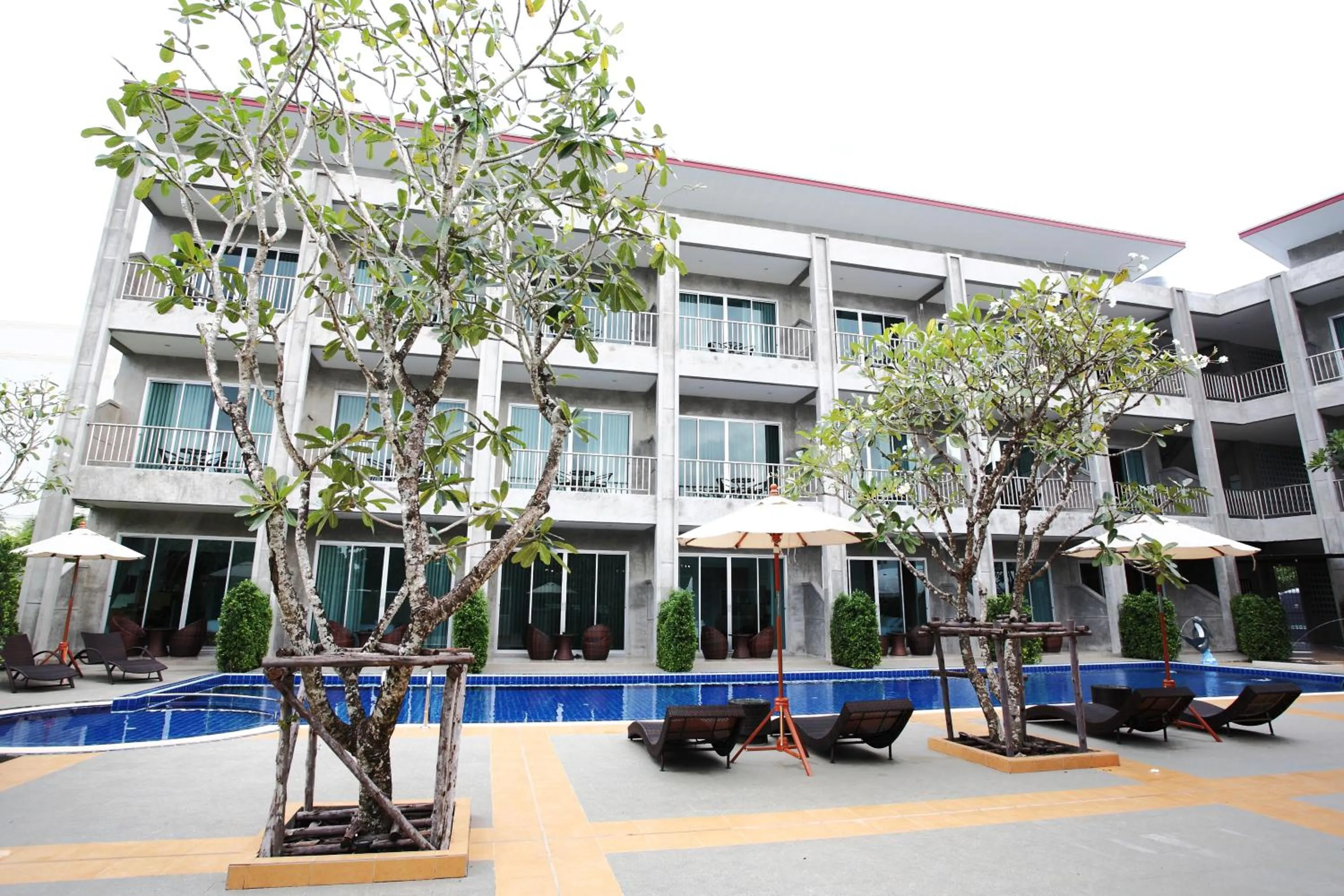 Swimming pool in The Malika Hotel - SHA Extra Plus