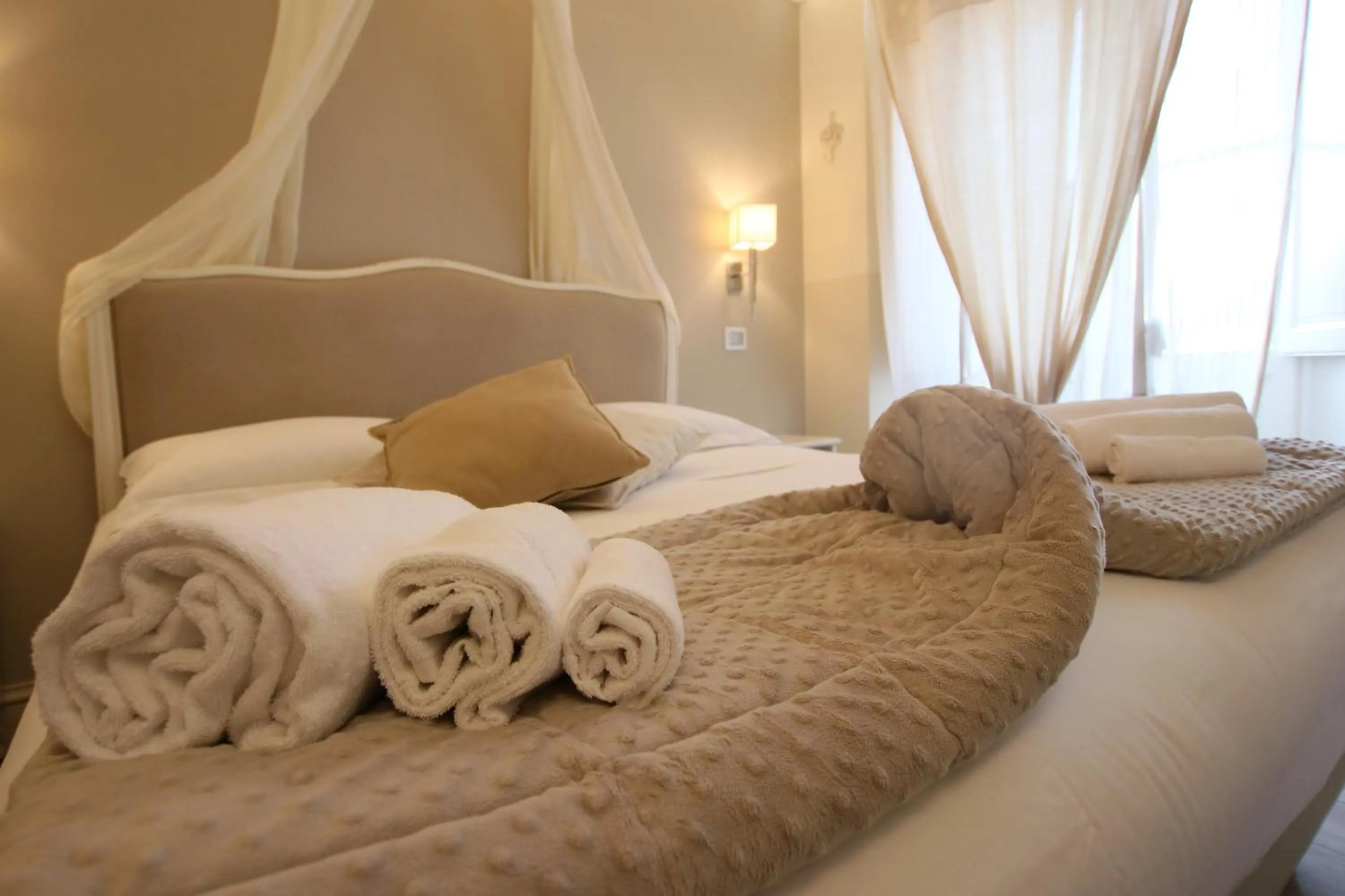 Bed in Hotel Villa Margherita