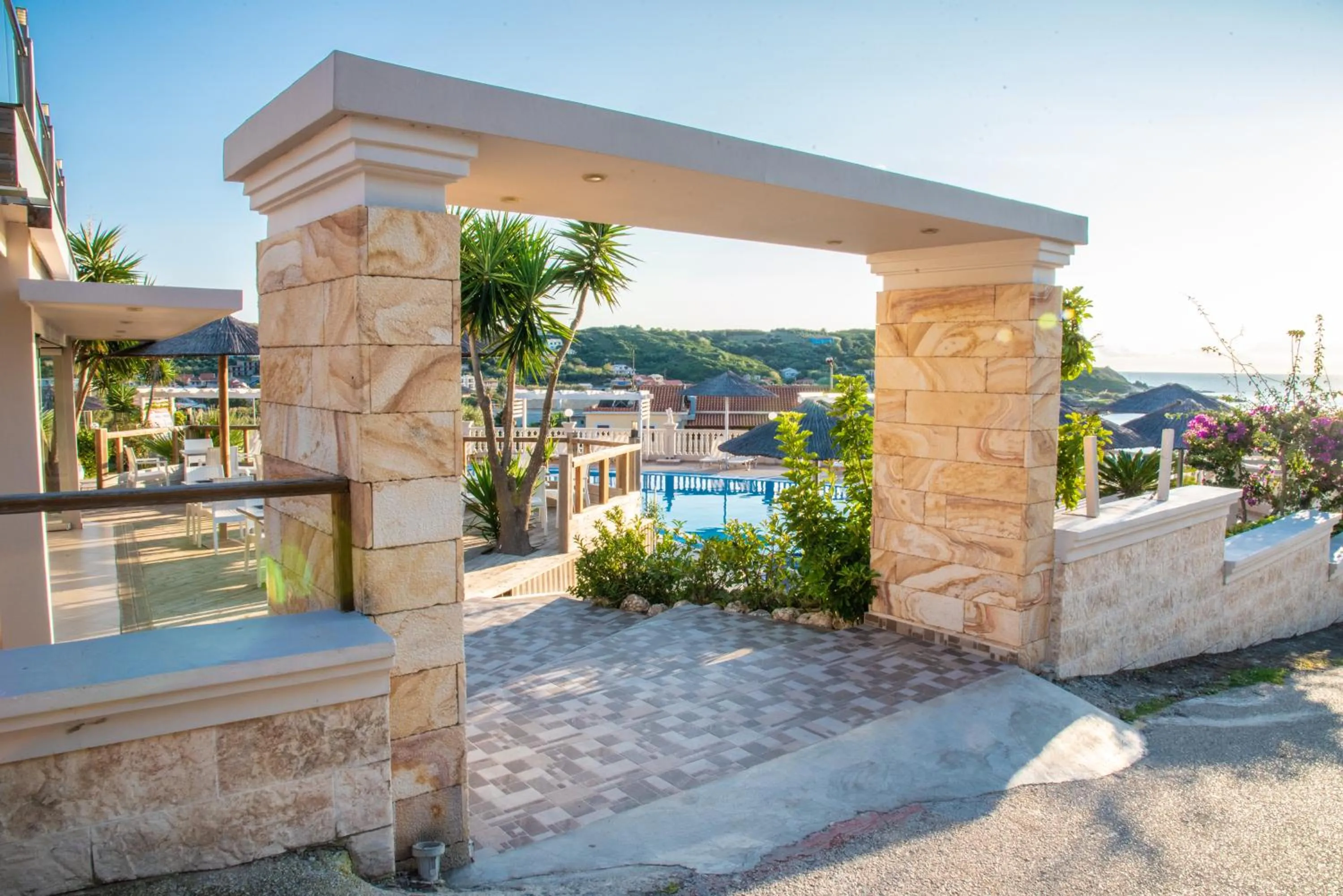 Property building in Tereza's Sunset Hotel