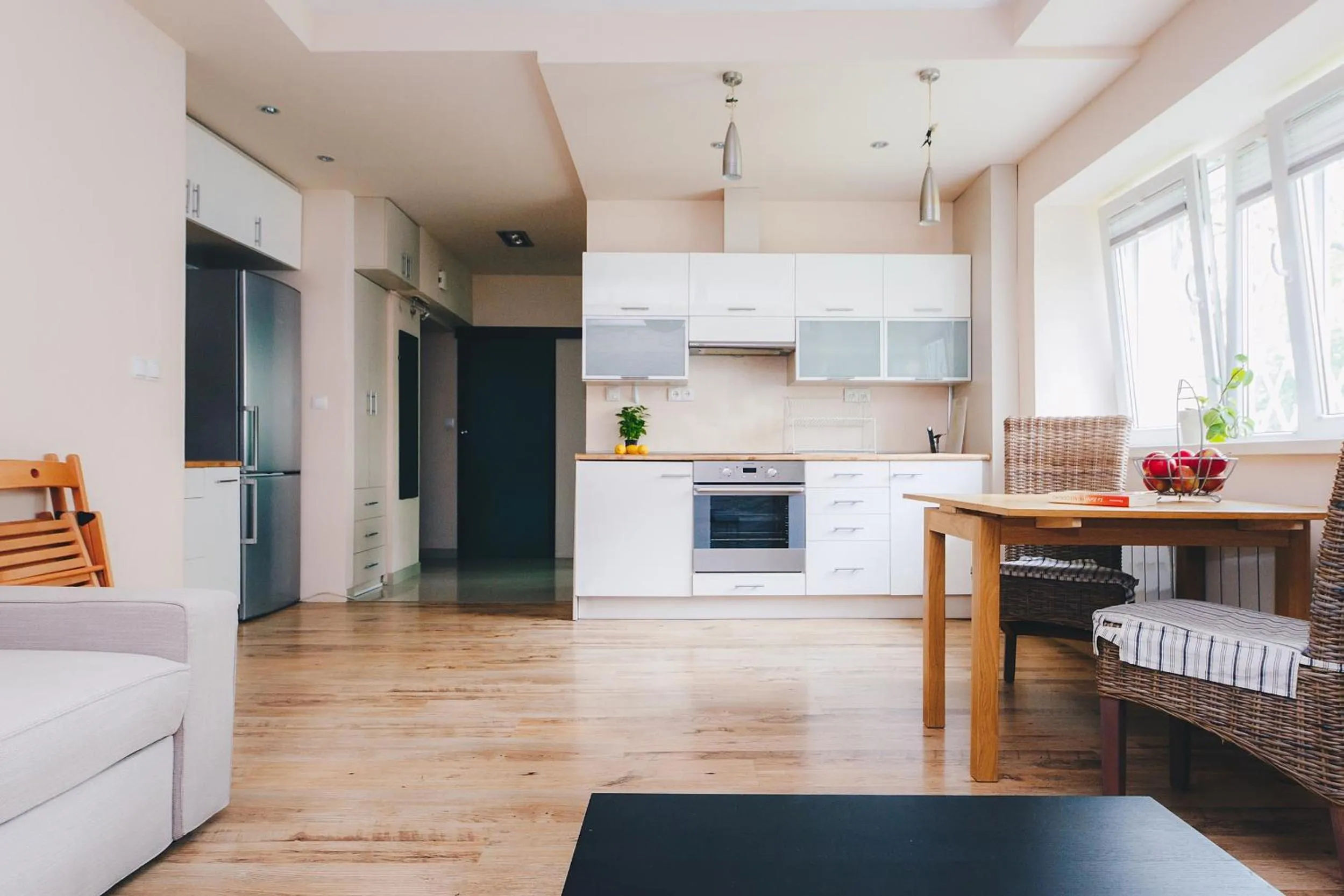 Kitchen or kitchenette in ShortStayPoland Solidarnosci (B8)