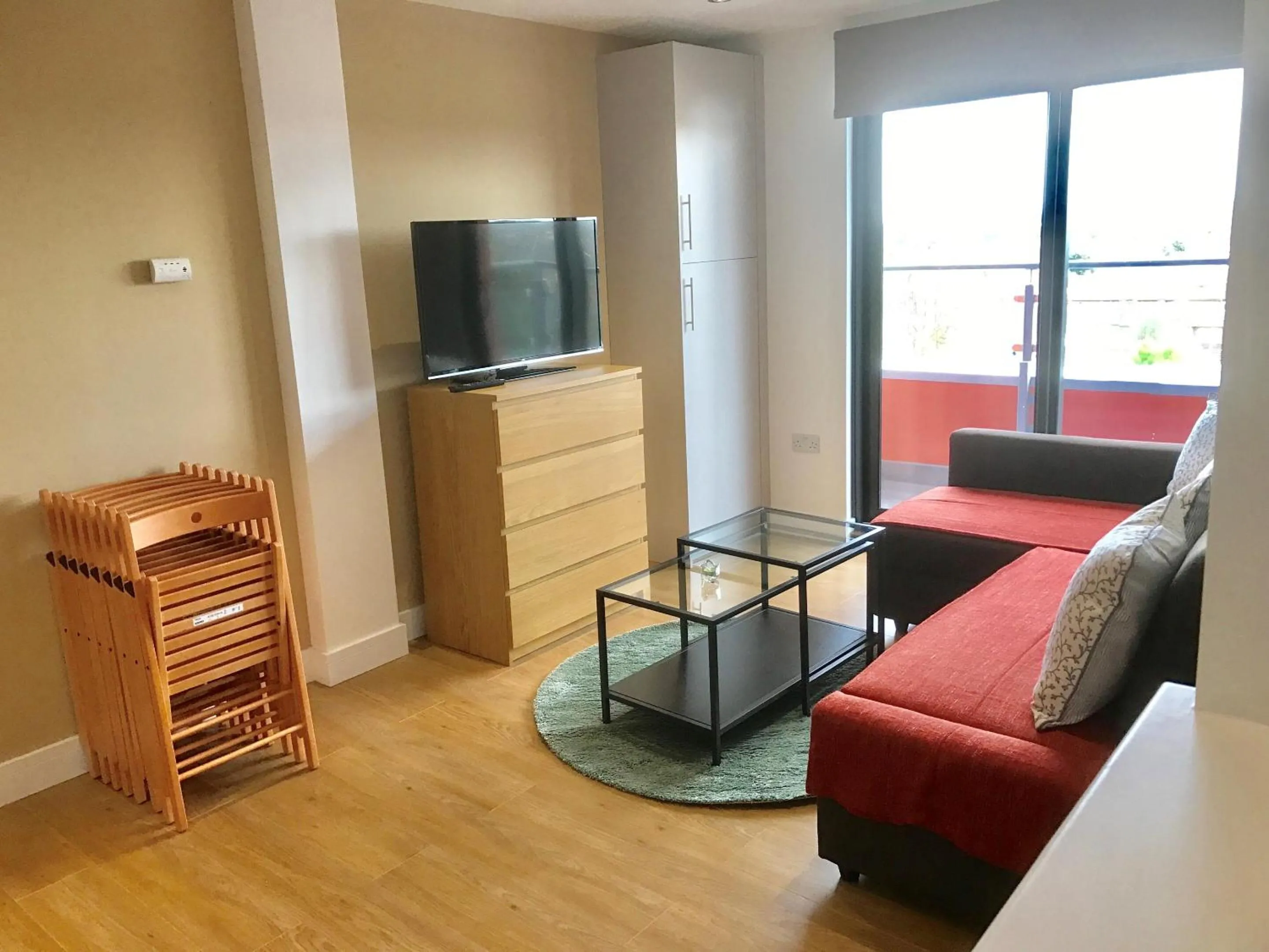 Living room in Ilford Tower Apartments