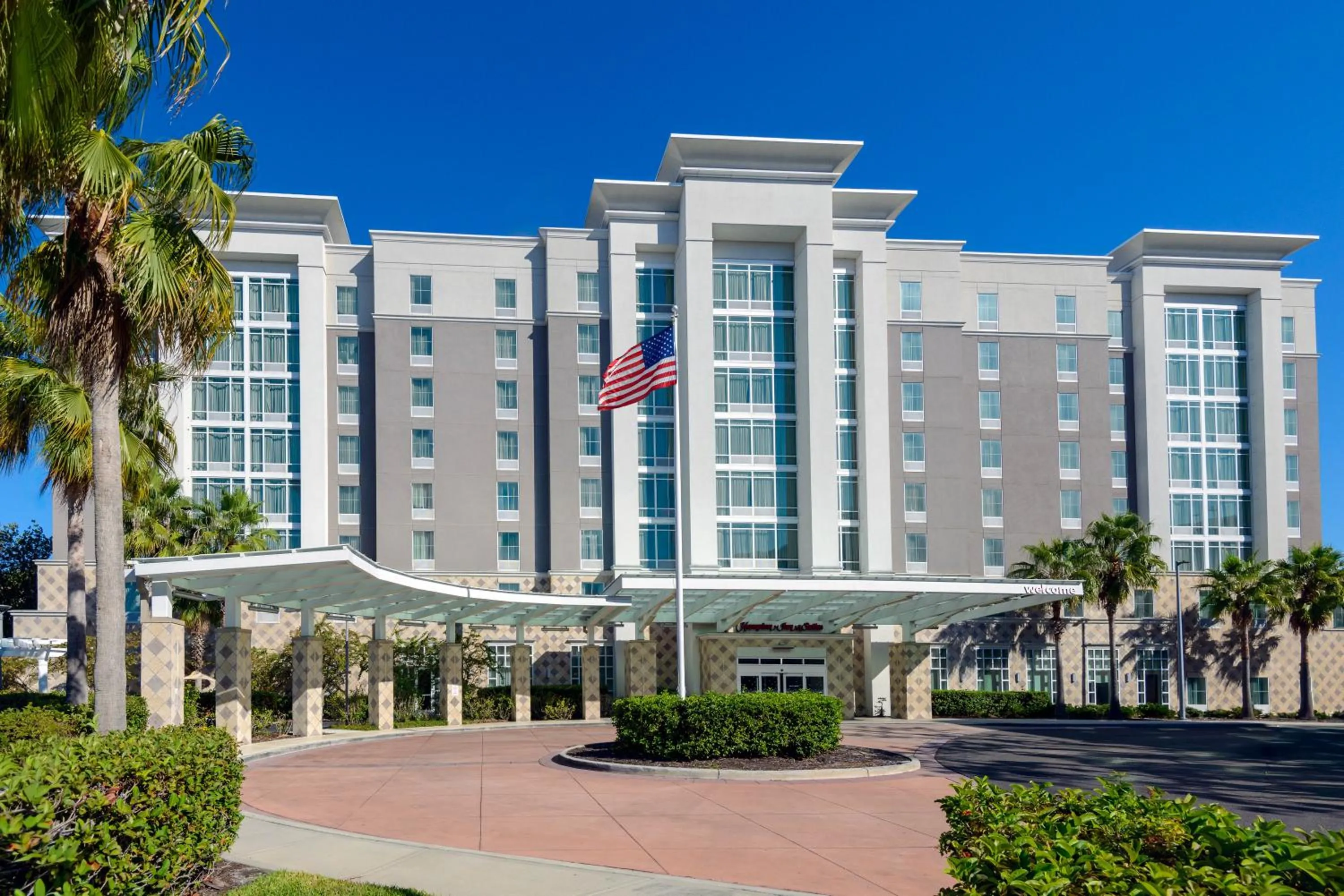 Property building in Hampton Inn & Suites Tampa Airport Avion Park Westshore