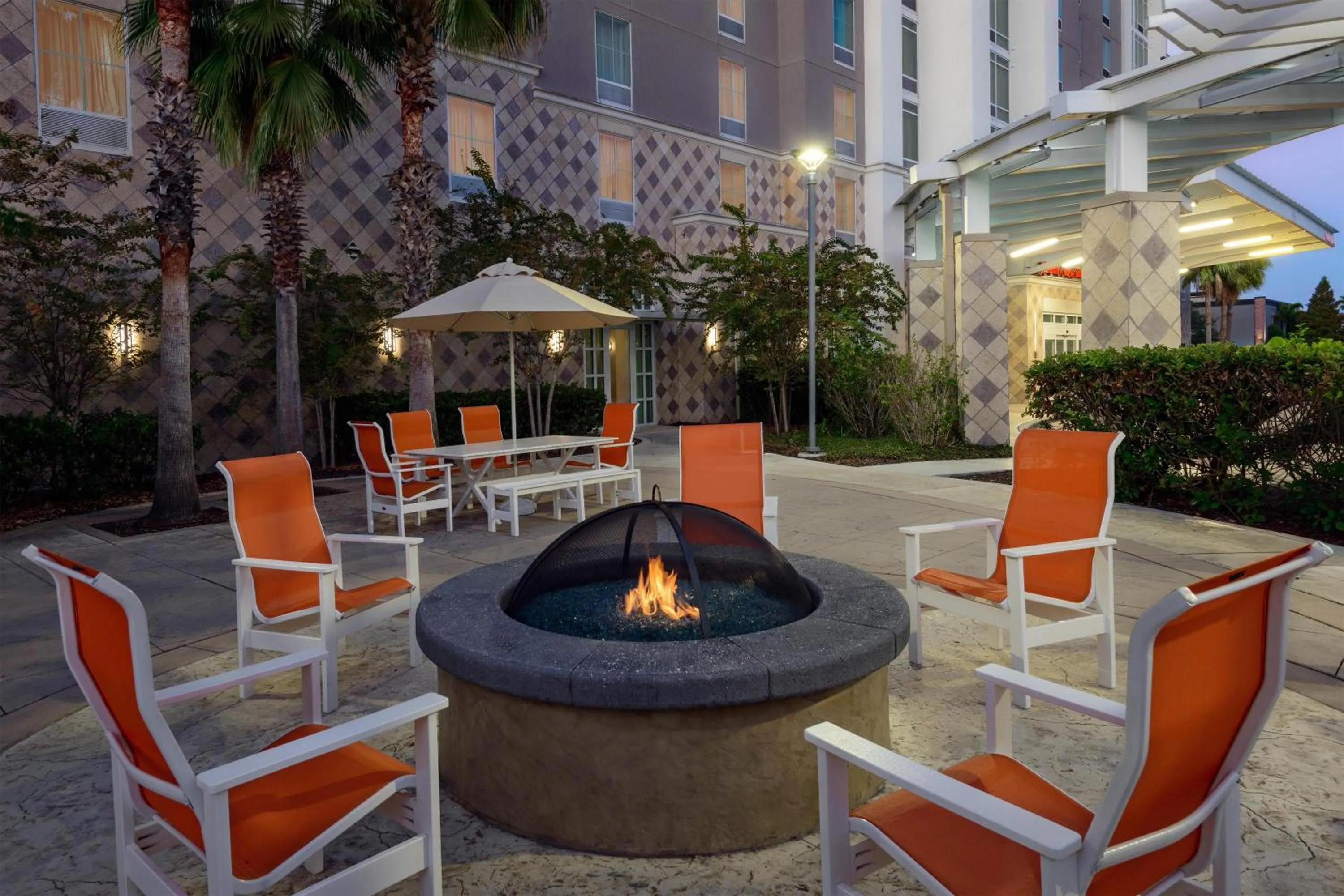 Patio in Hampton Inn & Suites Tampa Airport Avion Park Westshore