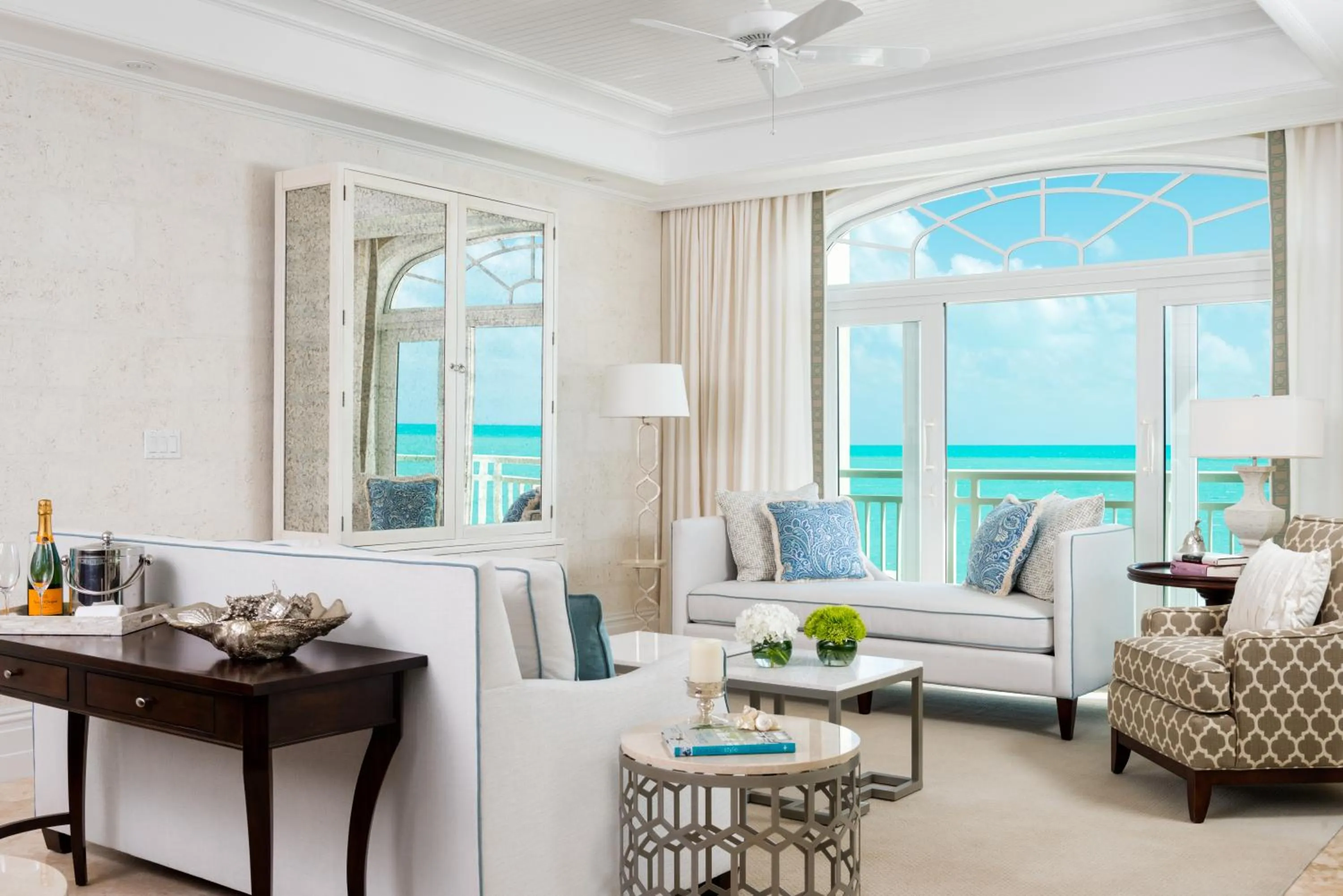 Living room in The Shore Club Turks & Caicos