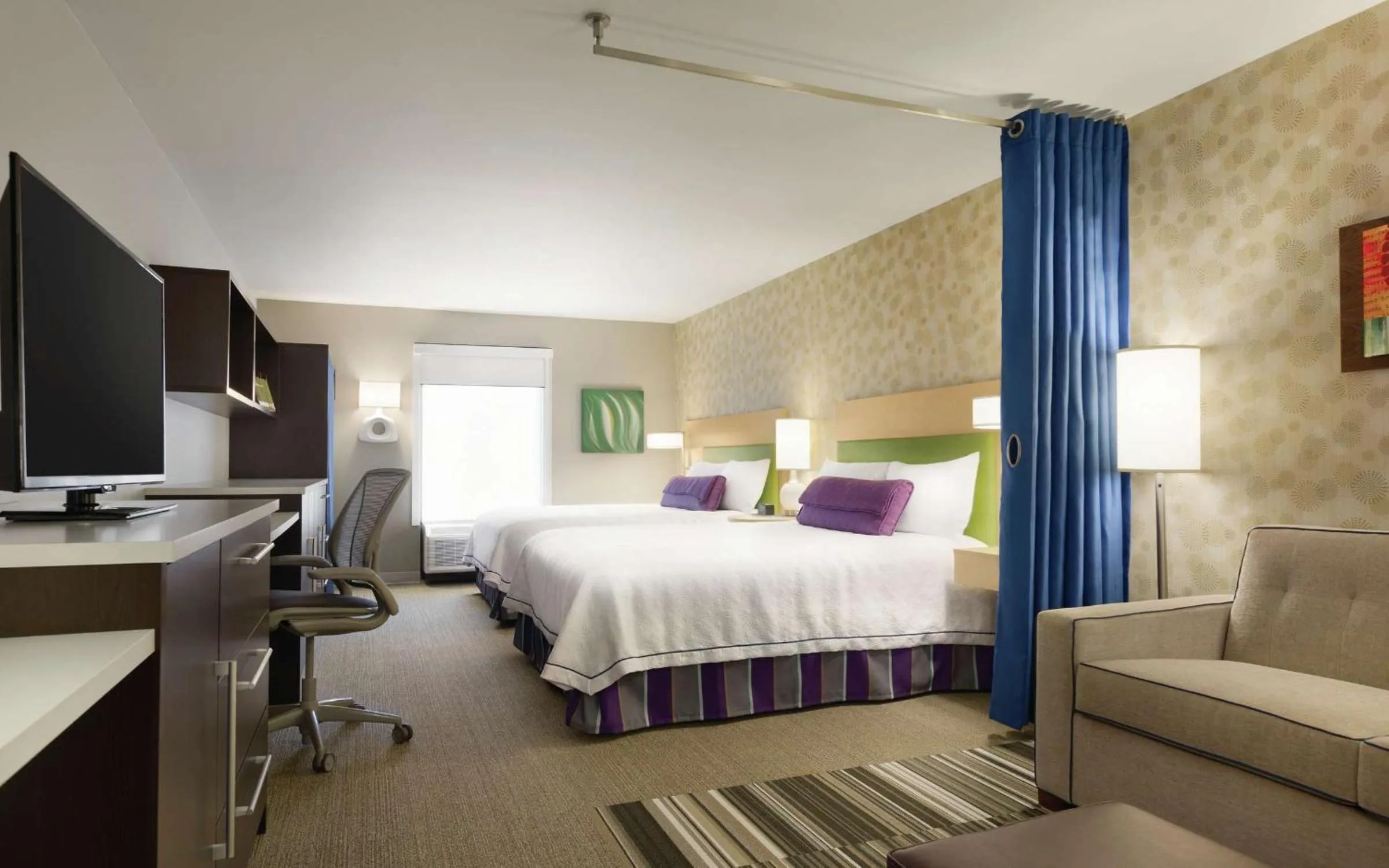 Bedroom, Bed in Home2 Suites By Hilton Macon I-75 North