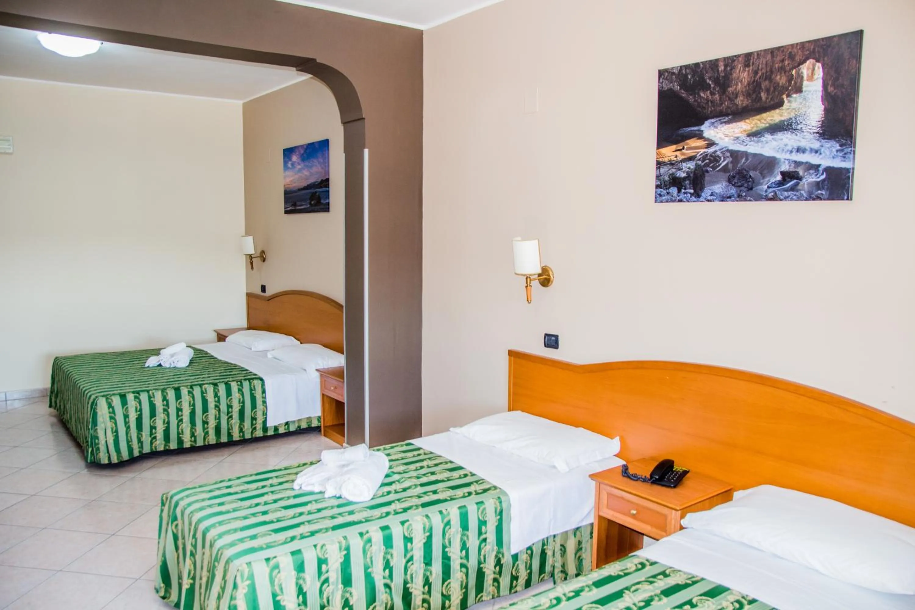 Bed in Hotel San Giorgio