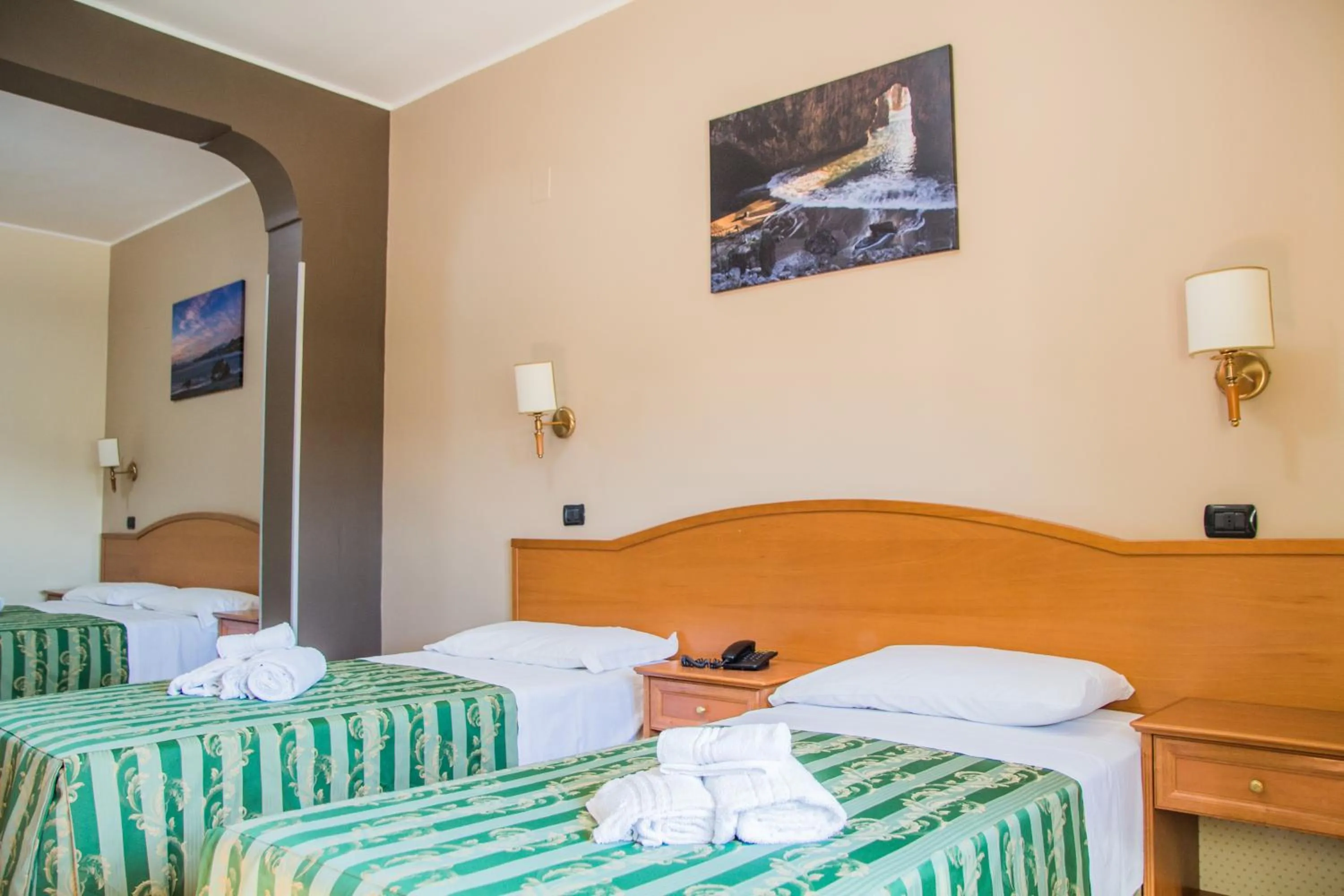 Bed in Hotel San Giorgio